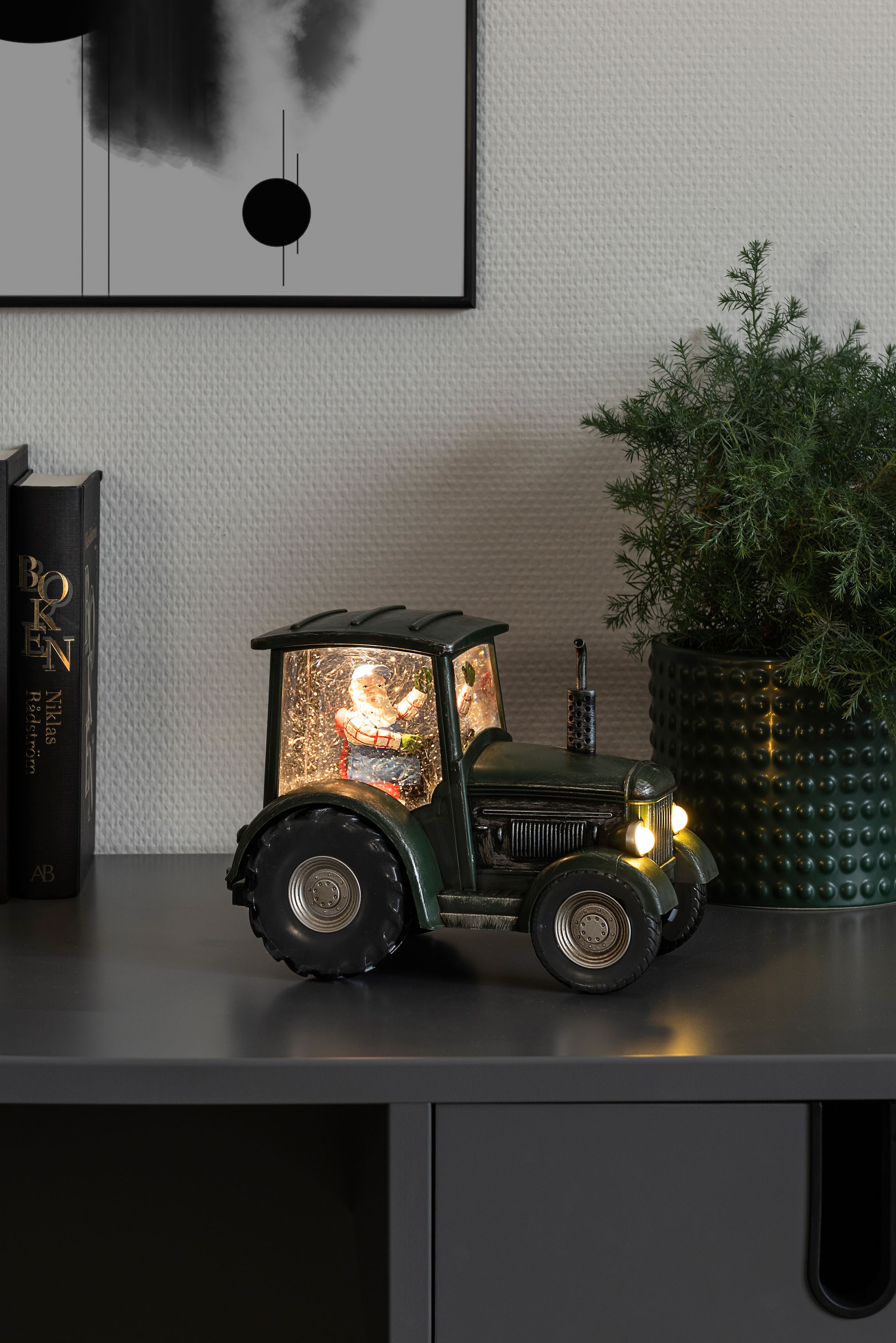 KONSTSMIDE LED Dekolicht »Weihnachtsdeko«, bestellen den mit flammig-flammig, 3 Traktor | BAUR Innenbereich, Mann, LED wassergefüllt für altem