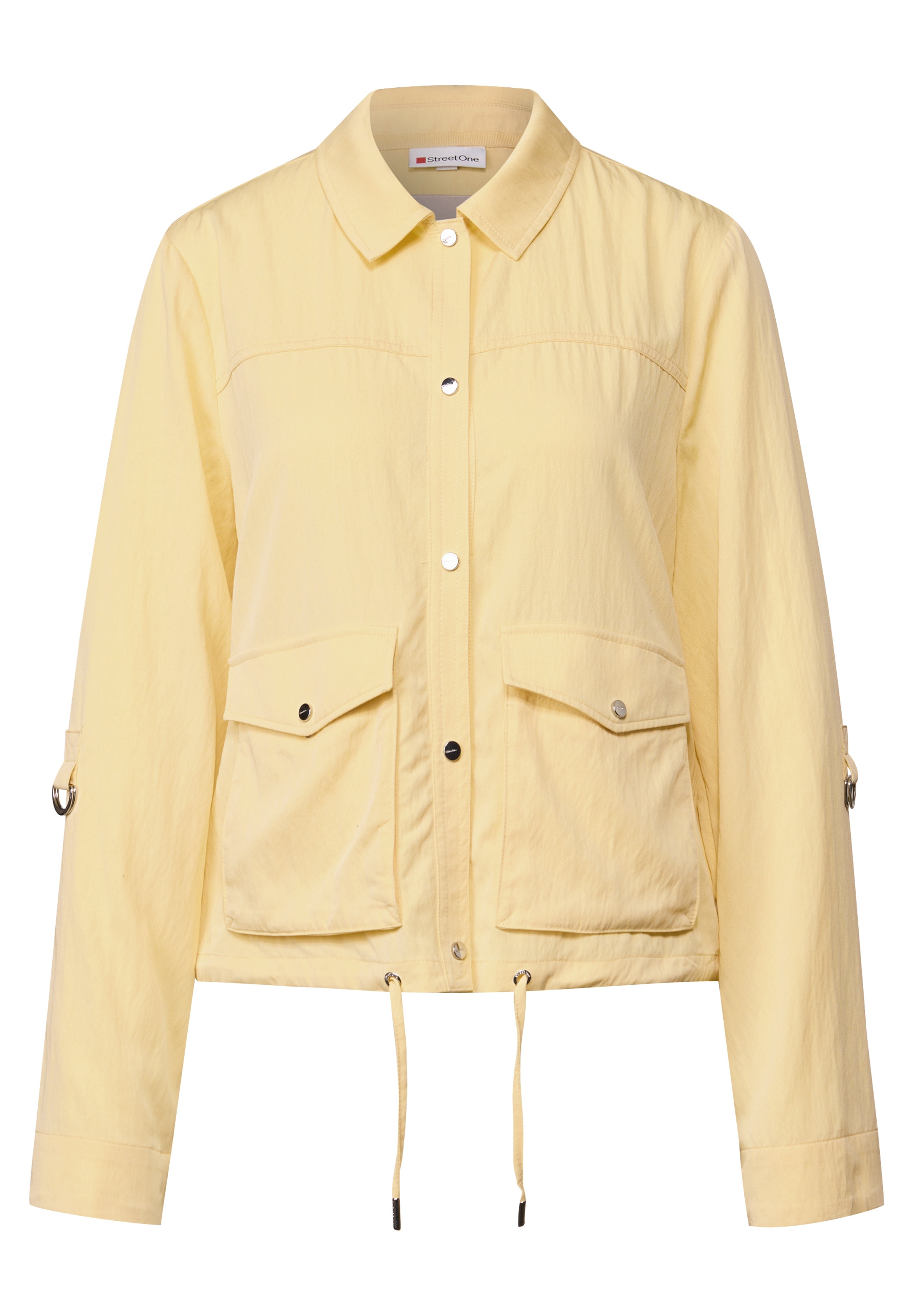 STREET ONE Kurzjacke, ohne Kapuze, mit Knopfleiste
