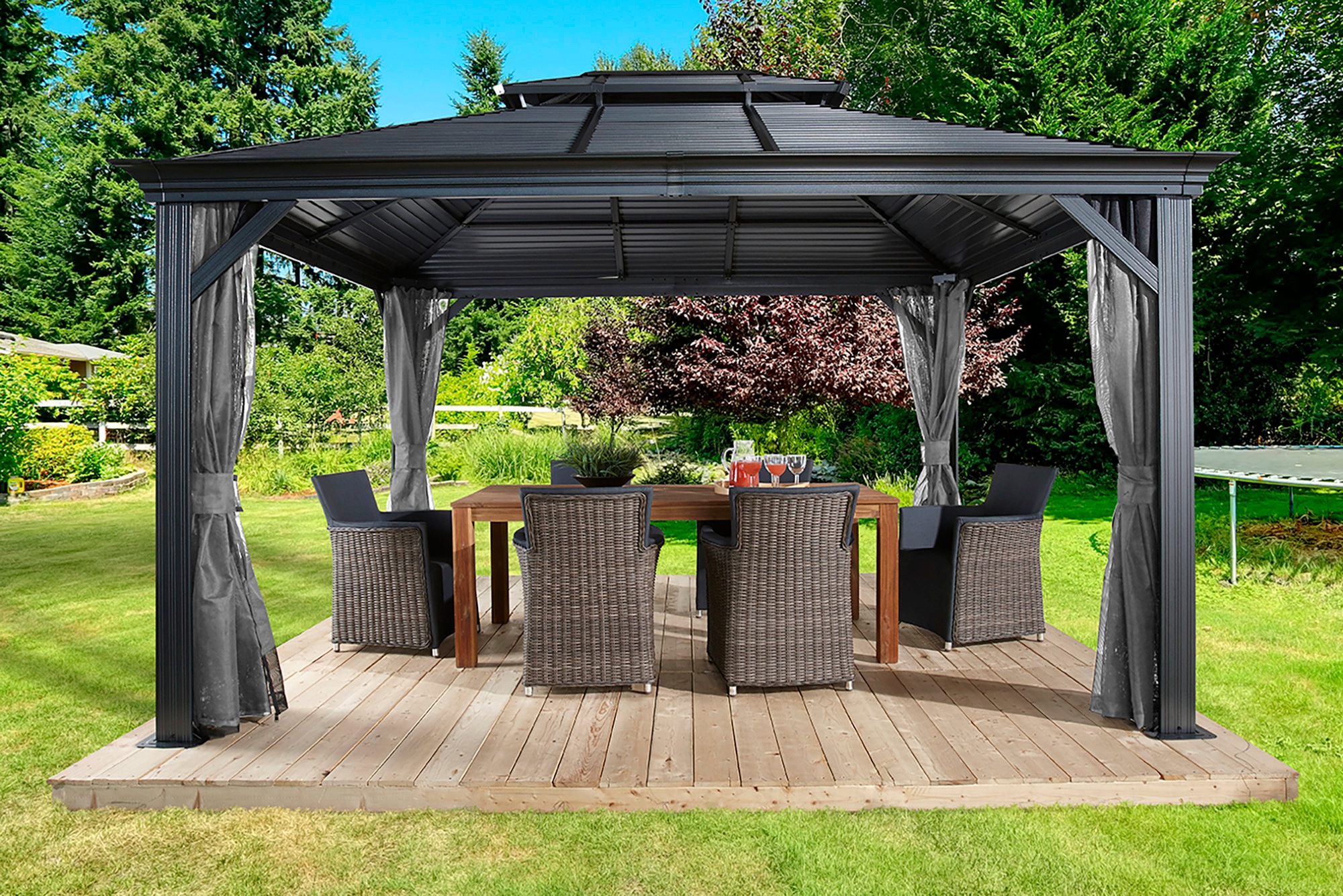Sojag Pavillon "Mykonos 10x14", BxT: 425x299 cm günstig online kaufen