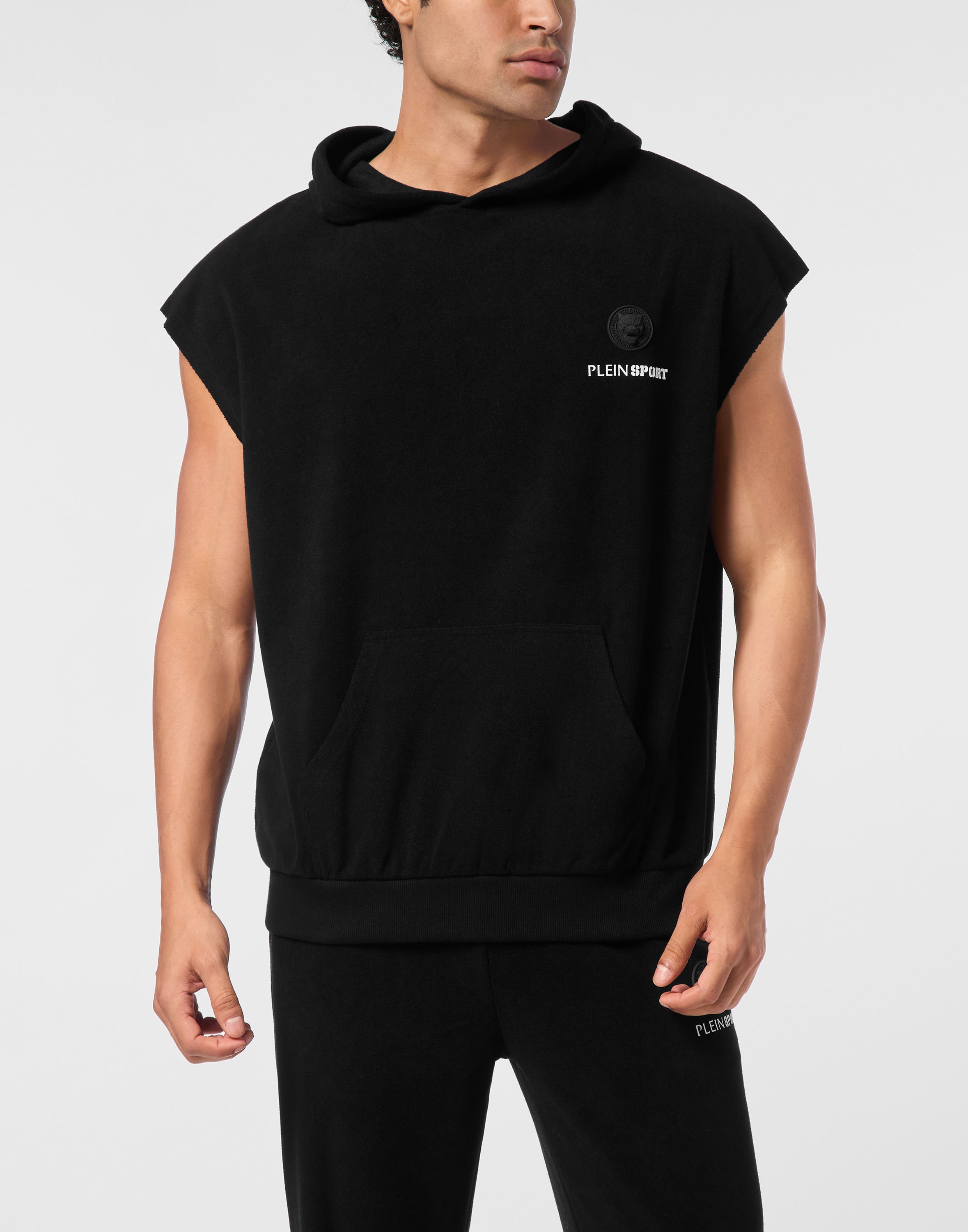 PLEIN SPORT Kurzweste "Jogging-Weste" günstig online kaufen