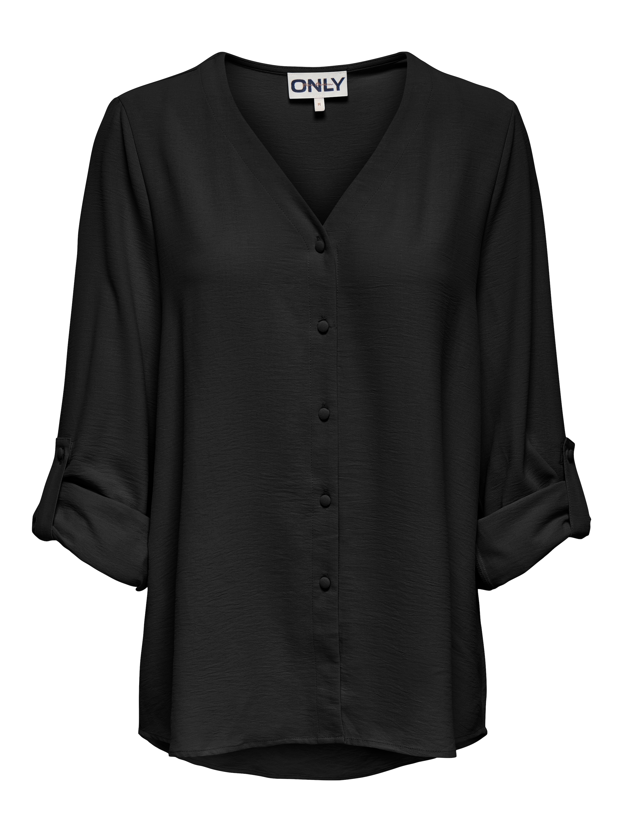 ONLY Shirtbluse »ONLJANA METTE V-NECK LS SHIRT NOOS WVN«