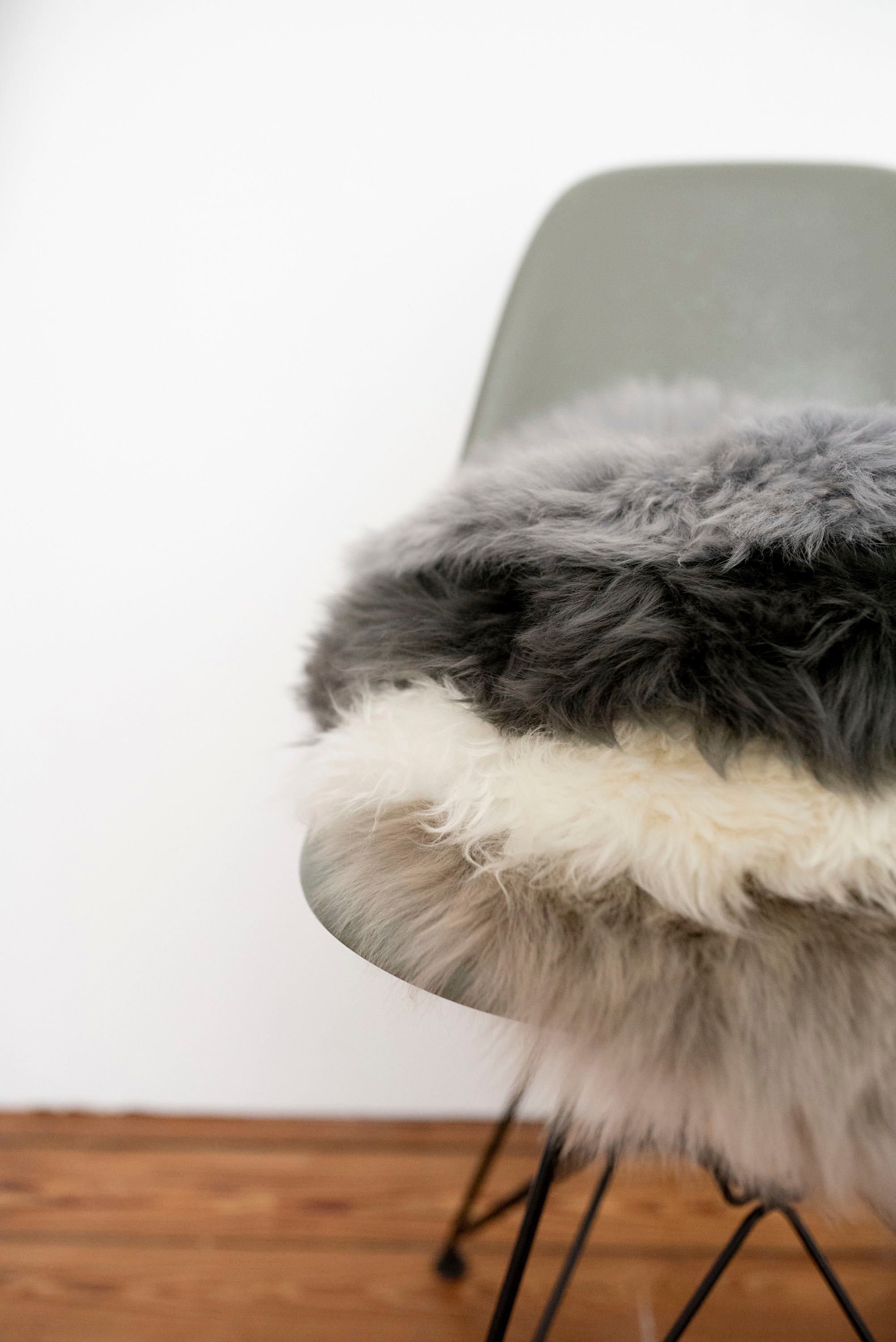 Heitmann Felle Stuhlkissen "Lamm, Sitzauflage rund" Ø 45 cm, echtes Lammfel günstig online kaufen