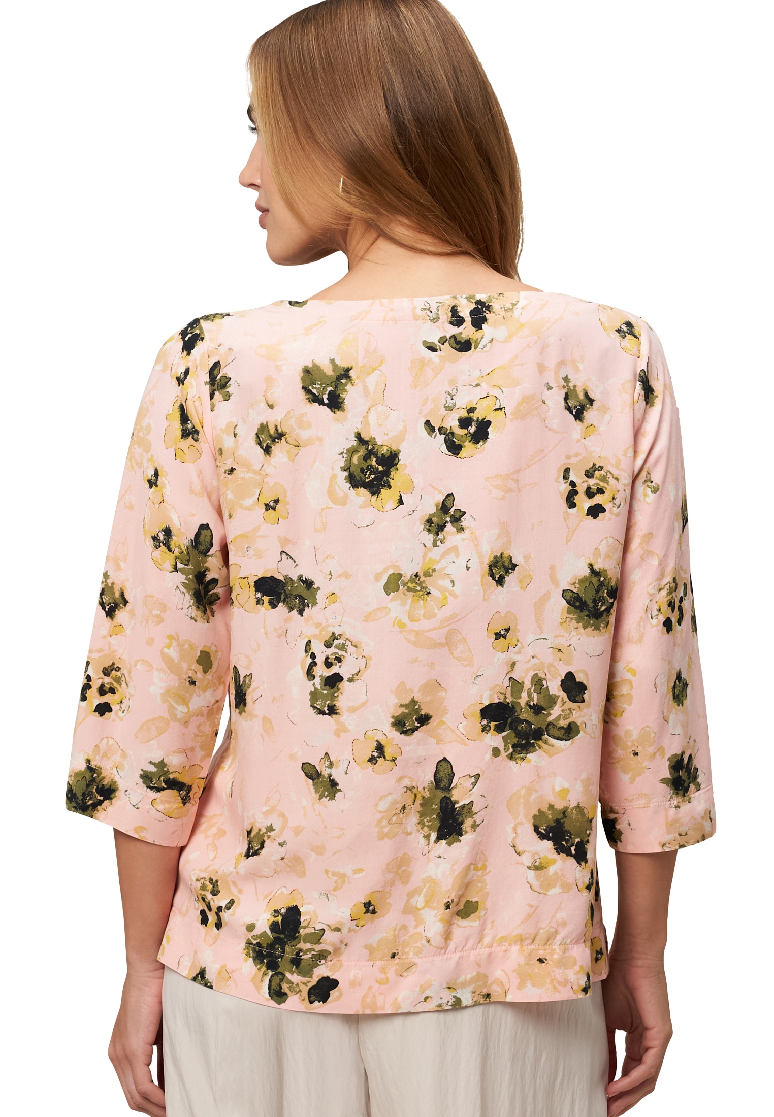 Zero Druckbluse »zero Viskosebluse mit Blumenmuster«