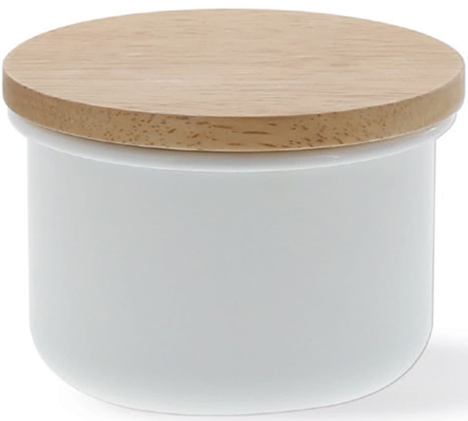 Honeyware Frischhaltedose auslaufsicher, bruchfest, mit hochwertigem Holzdeckel