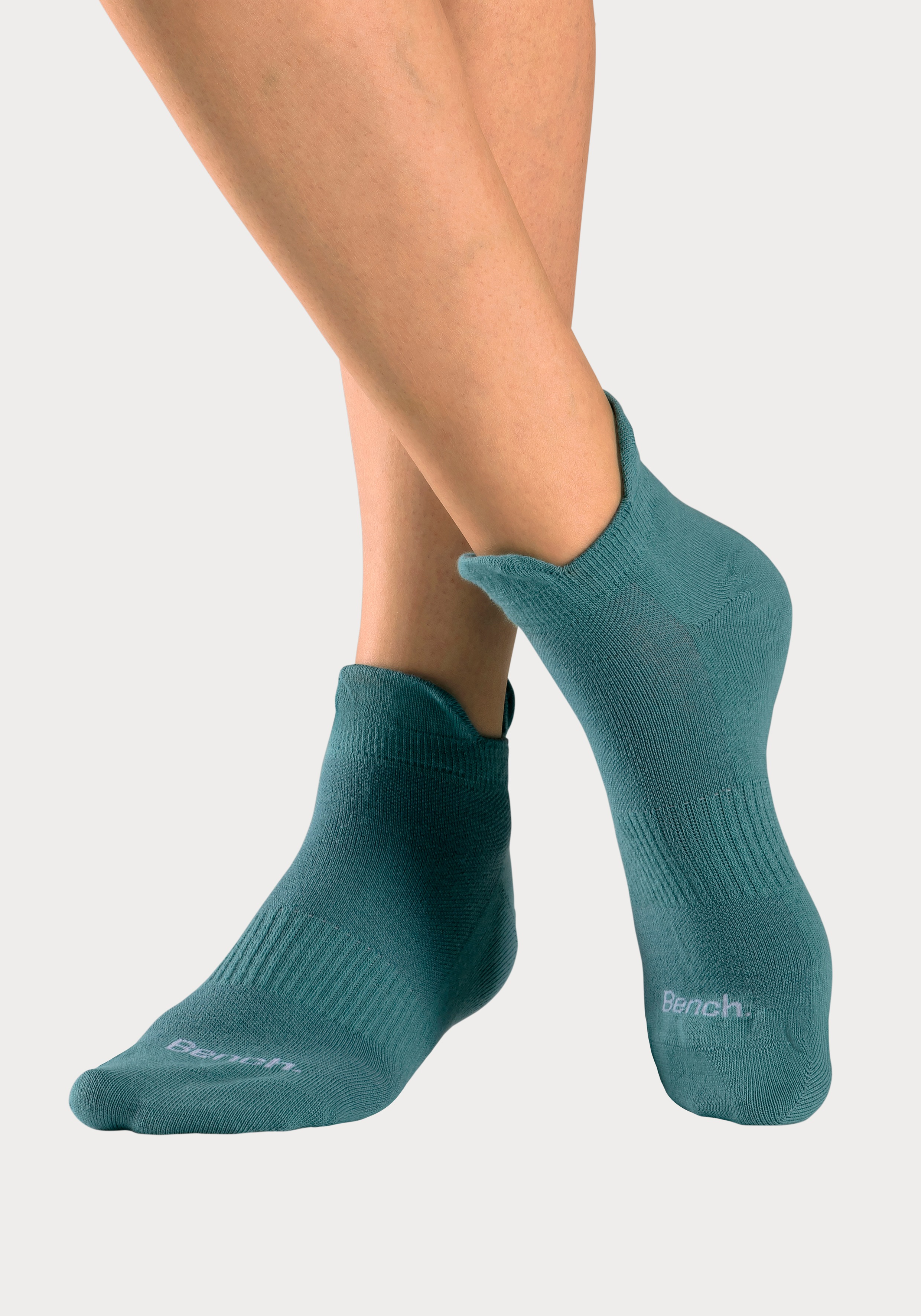 Thumbnail - Bench. Sneakersocken Packung, 6 Stk. tlg. mit feiner Mesh Konstruktion und Mittelfußgummi