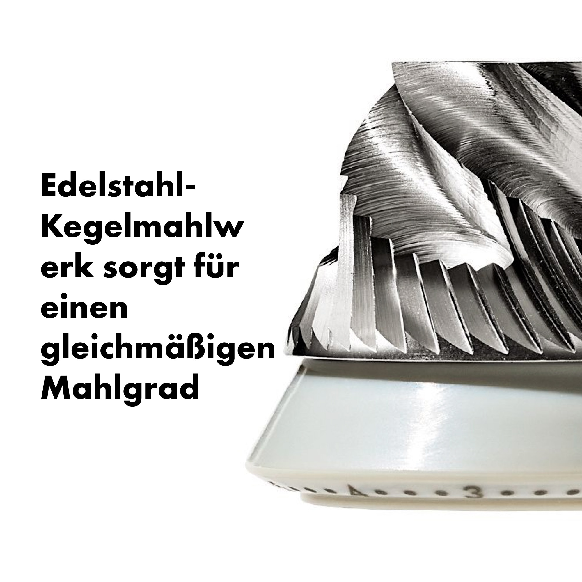 OXO Good Grips Kaffeemühle »Brew« Kegelmahlwerk 40 gBohnenbehälter Handkaffeemühle