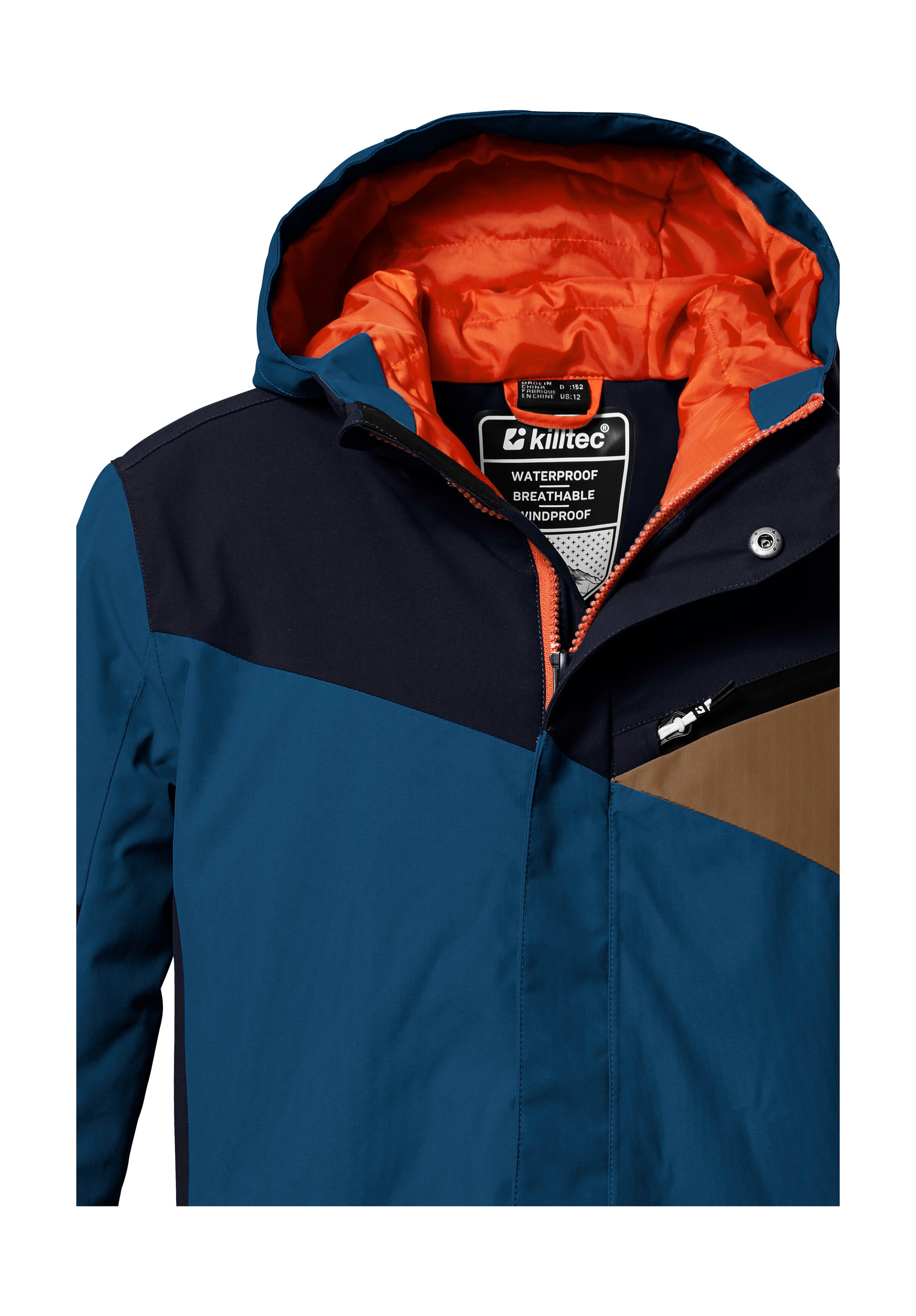Thumbnail - Killtec Skijacke "KSW 387 BYS SKI JCKT" Wasserdichte Skijacke mit Kapuze, Schneefang und sportlichem Design