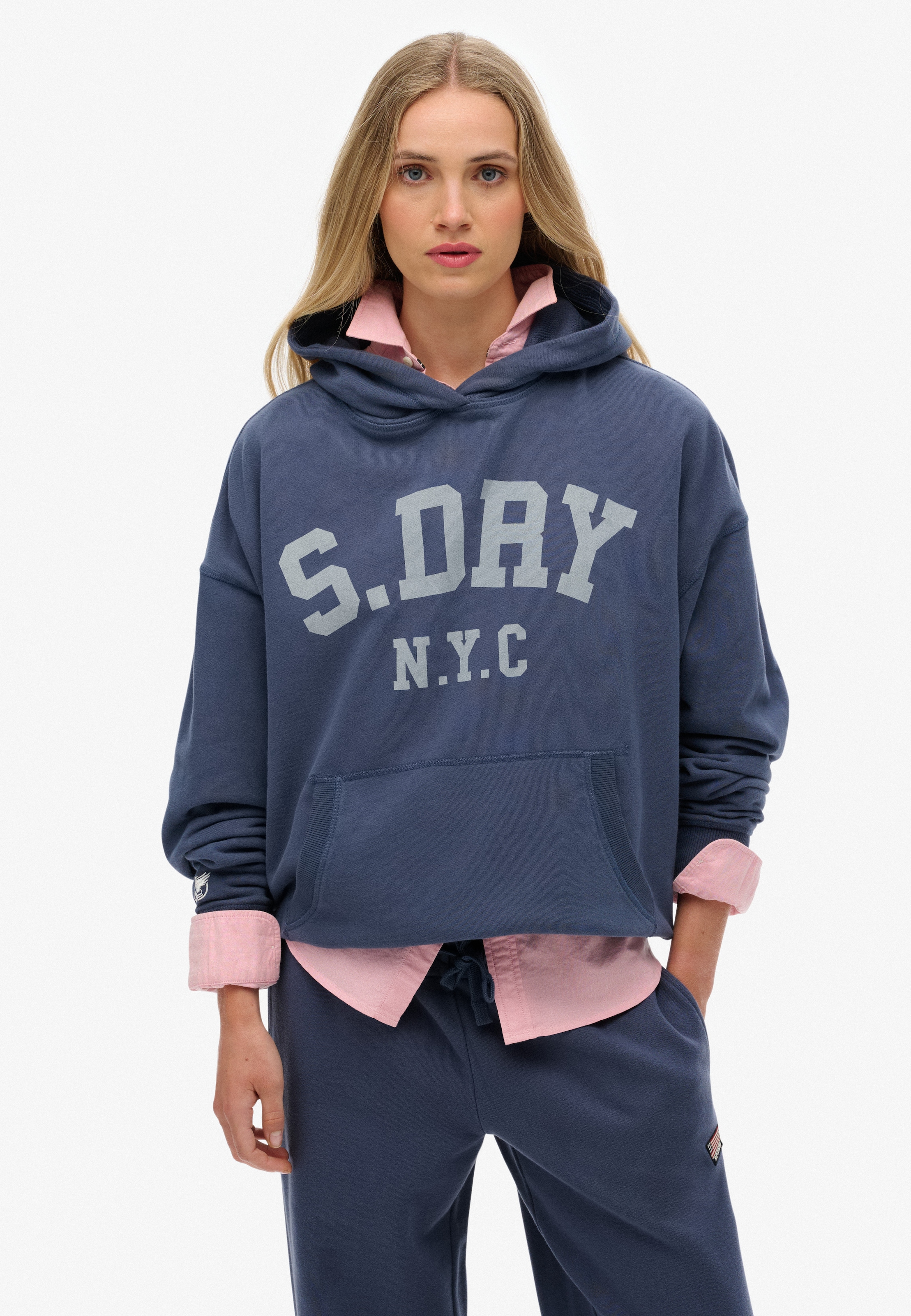 Superdry Kapuzensweatshirt "ATH ESS RELAXED HOOD" günstig online kaufen