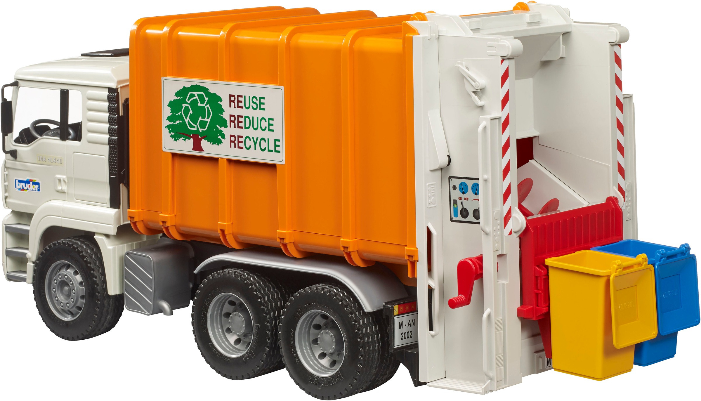 Bruder® Spielzeug-Müllwagen »MAN TGA Müll-LKW Hecklader (02772)« Made in Europe