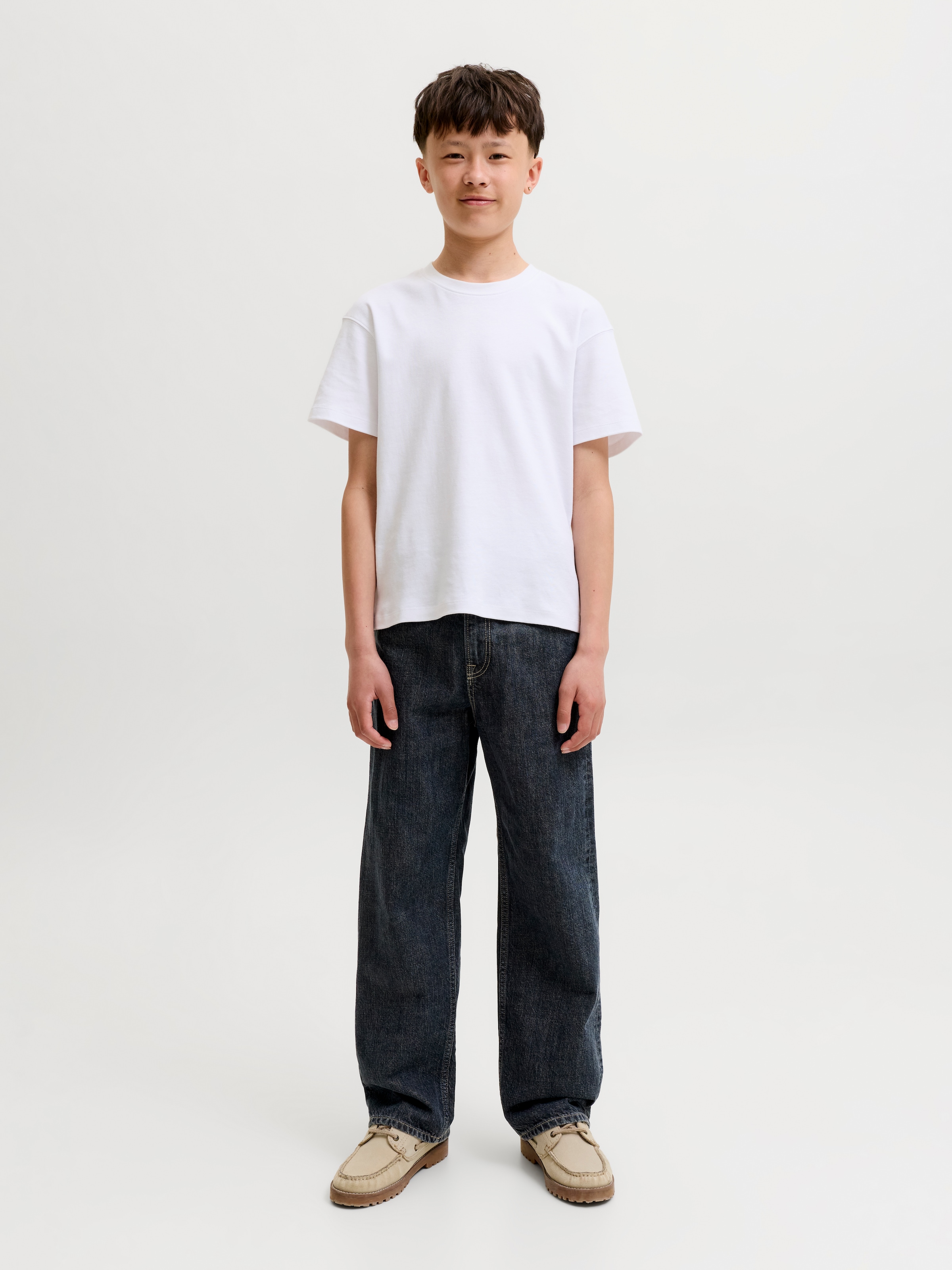 Jack & Jones Junior Relax-fit-Jeans »JJIALEX JJORIGINAL AKM 197 SN JNR« Baumwolle, relaxed fit