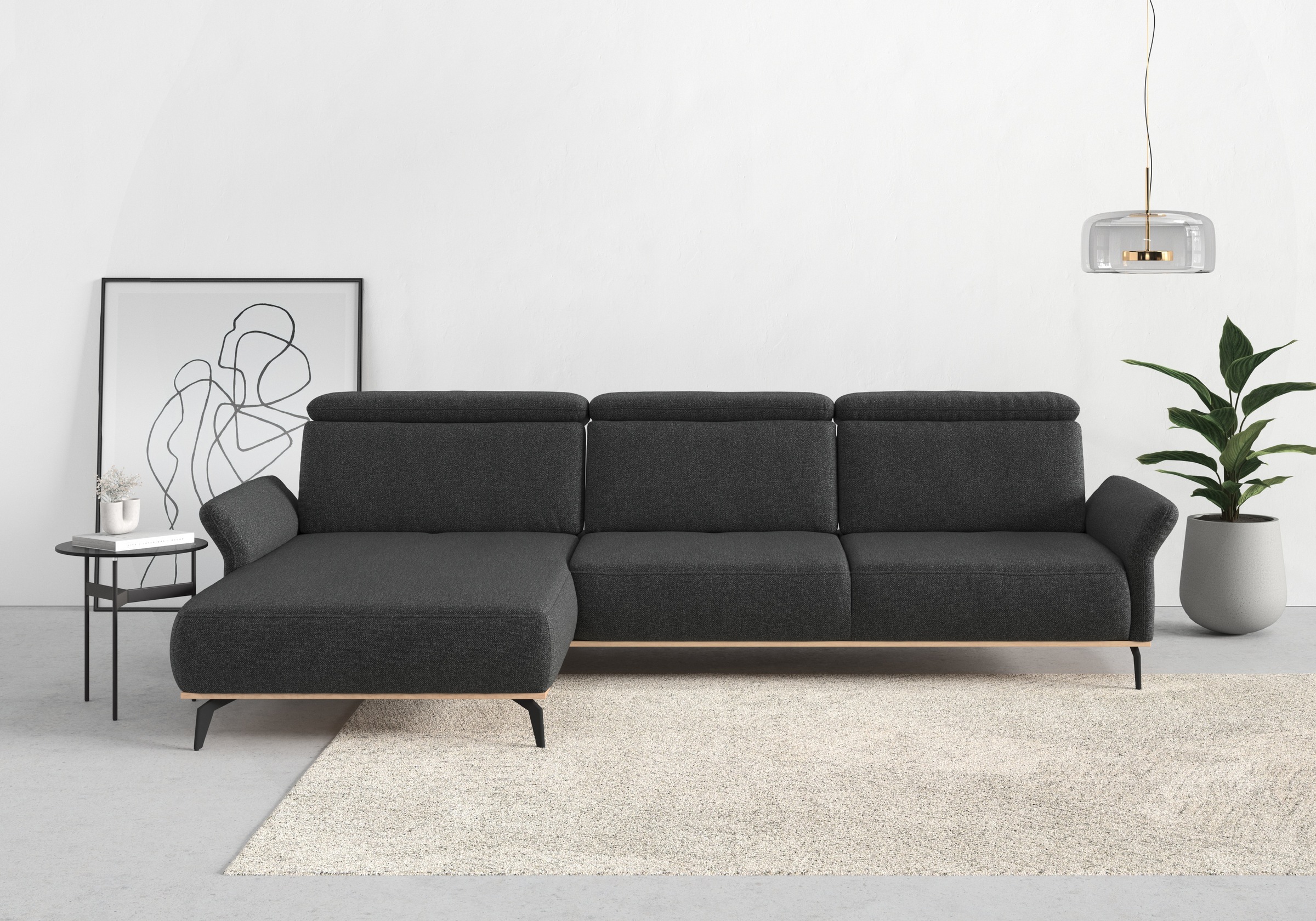 Home Affaire Fjord Ecksofa Grau 324x184x93cm 2