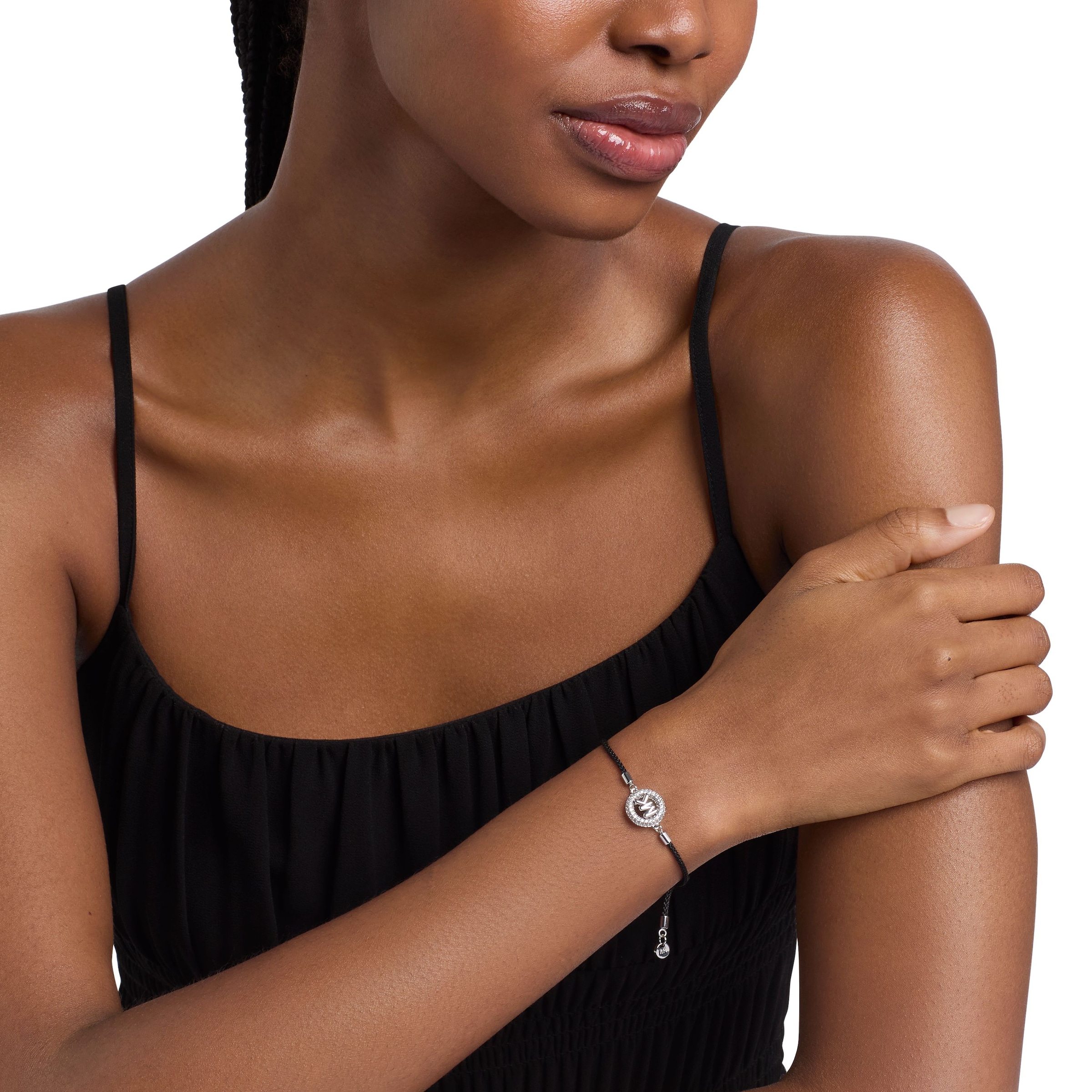 MICHAEL KORS Armband »Schmuck Geschenk Metall Kordel Nylon Armschmuck Premium« mit Zirkonia (synth.)