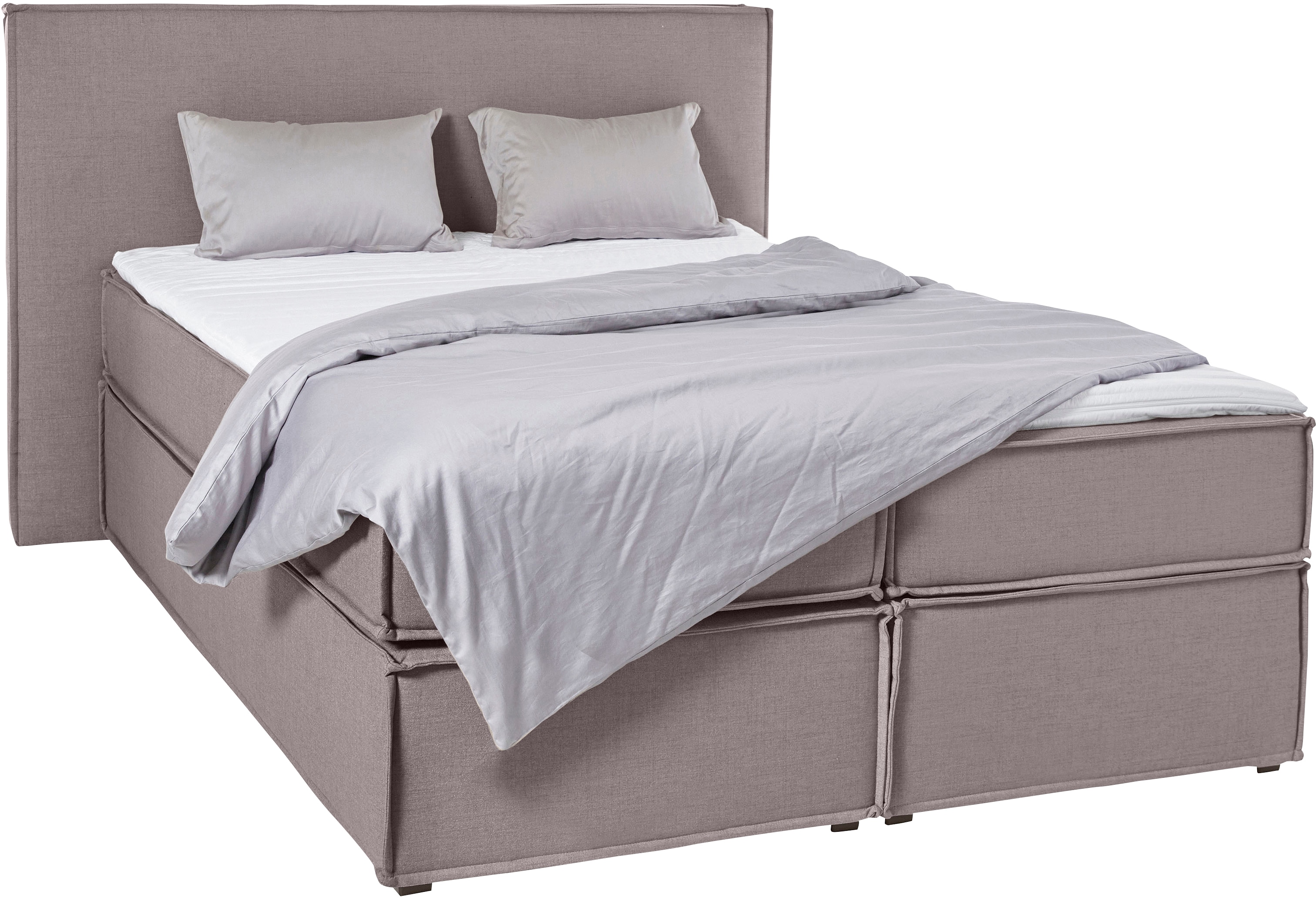 LeGer Home by Lena Gercke Boxspringbett "Yuma" incl. Topper, in 4 Breiten, 3 Matratzenarten und je 2 Härtegraden