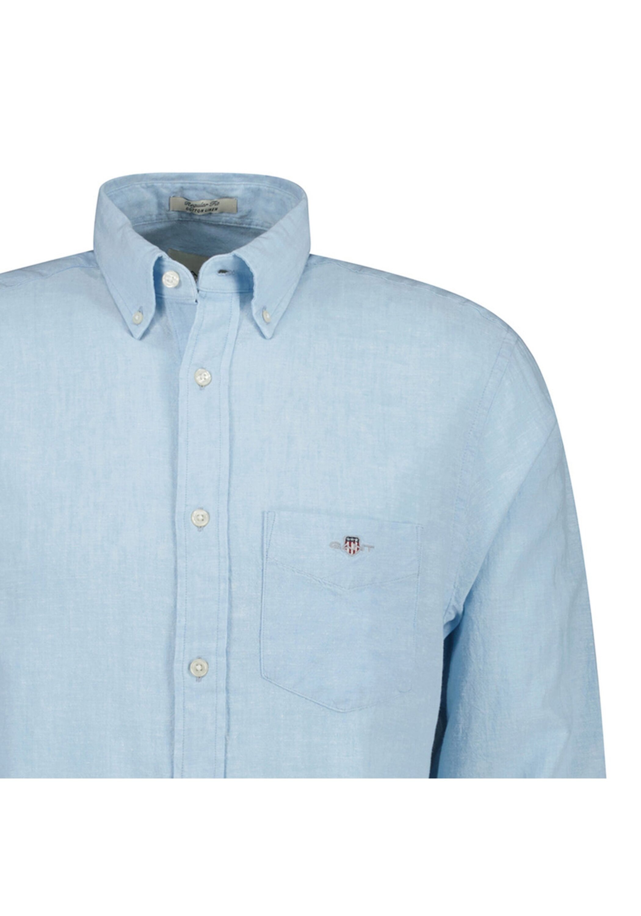 Gant Langarmhemd "Hemd REGULAR COTTON LINEN SHIRT 1er Pack" 1 tlg. günstig online kaufen