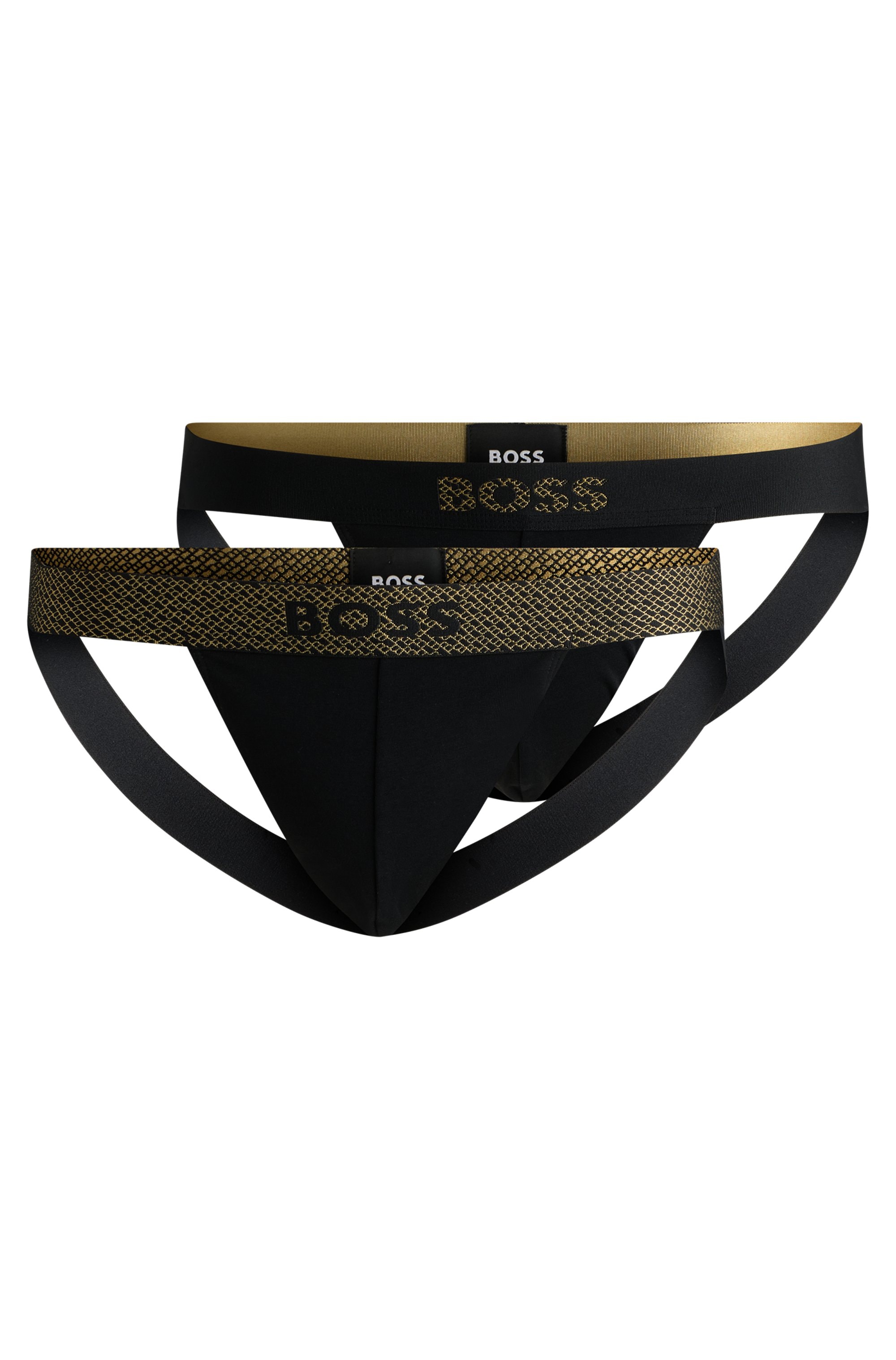 BOSS String »Jock Strap 2P Gift«, mit elastischem Bund