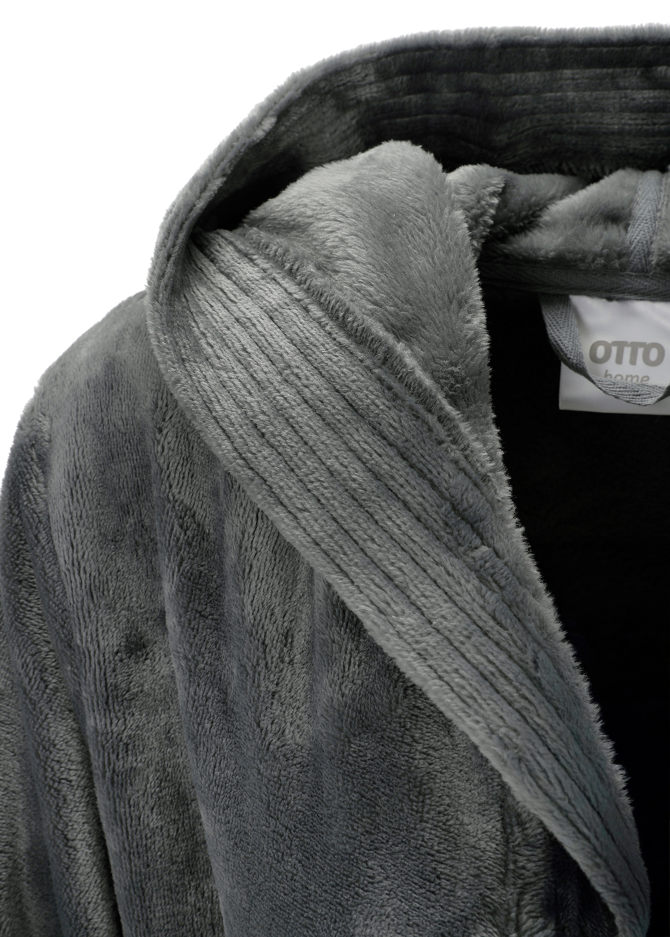 OTTO home Unisex-Bademantel »Miia, ideal für Sauna, Spa & im Urlaub« 1 Stk. weich und kuschelig, plüsch, für Damen und Herren, S-XL