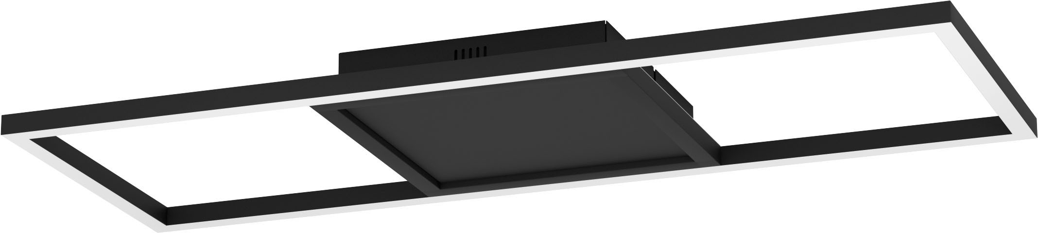 EGLO LED-Deckenleuchte »CALAGRANO-Z« in schwarz aus Alu, Stahl / inkl. LED  fest integriert - 21 Watt, Gr. ca. 64 x 24 cm | BAUR