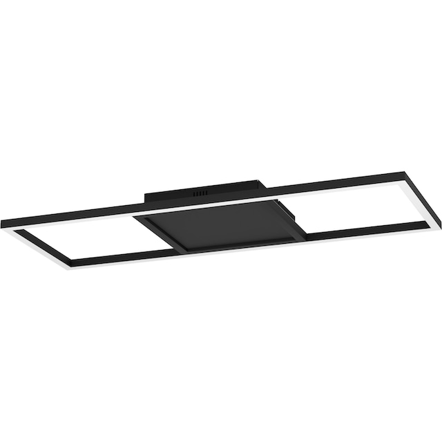 EGLO LED-Deckenleuchte »CALAGRANO-Z« in schwarz aus Alu, Stahl / inkl. LED  fest integriert - 21 Watt, Gr. ca. 64 x 24 cm | BAUR