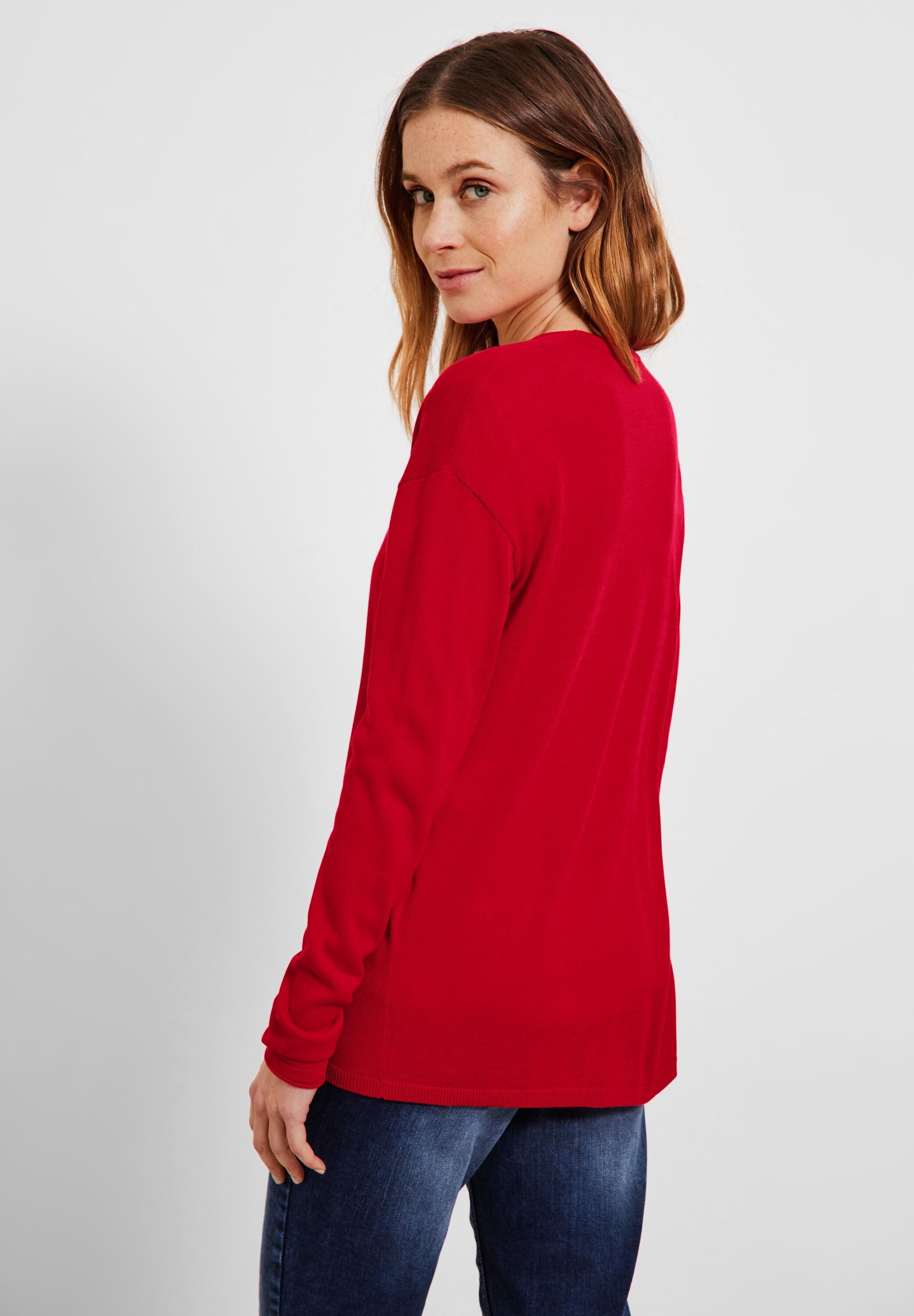 Cecil Cardigan, aus softem Materialmix