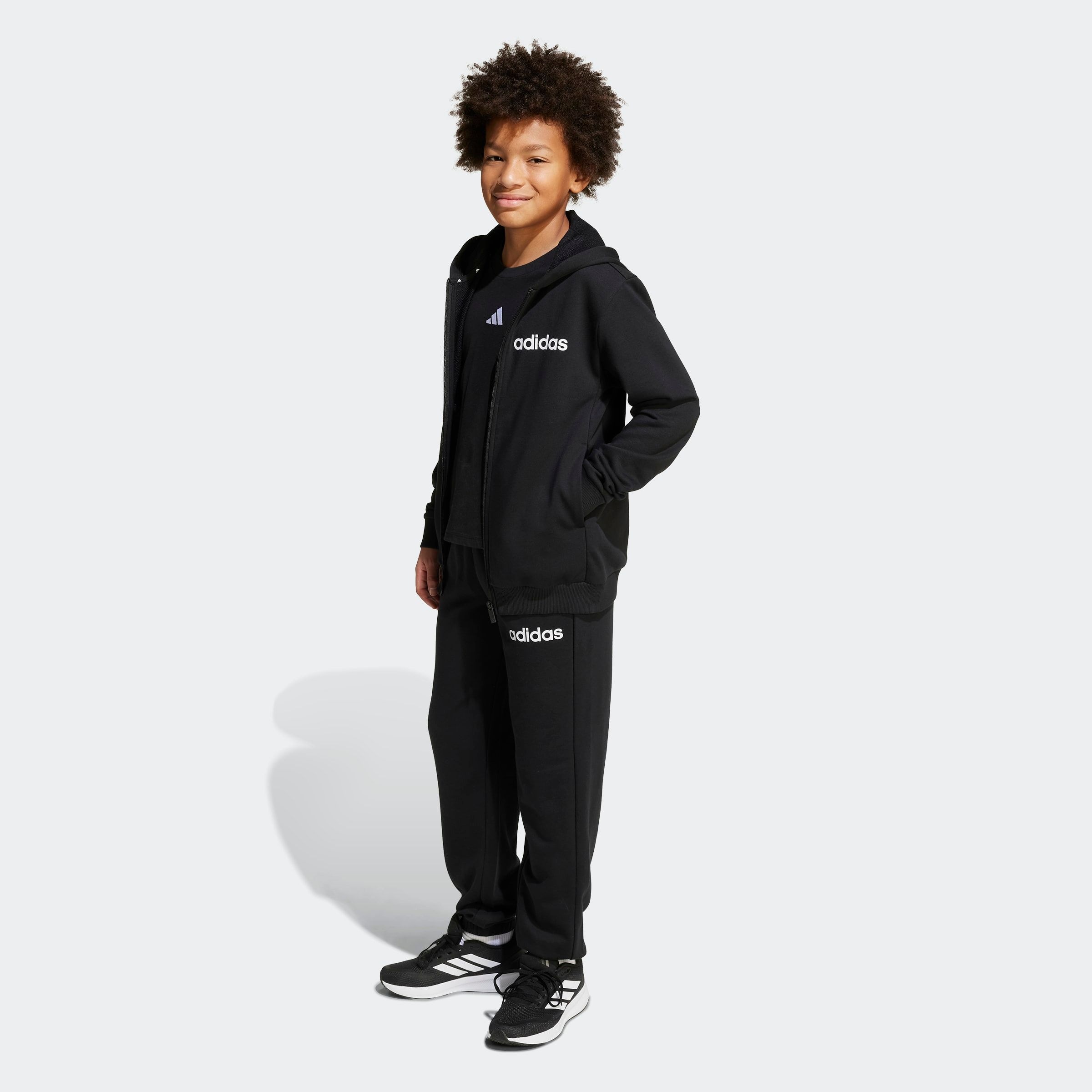 Thumbnail - adidas Sportswear Trainingsanzug "ESSENTIALS KINDER" 2 Stk. zweiteilig, aus Baumwolle und Polyester, weiches French Terr...
