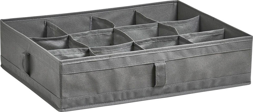 Zeller Present "12 Fächer" Aufbewahrungsbox, faltbar, für Wäsche