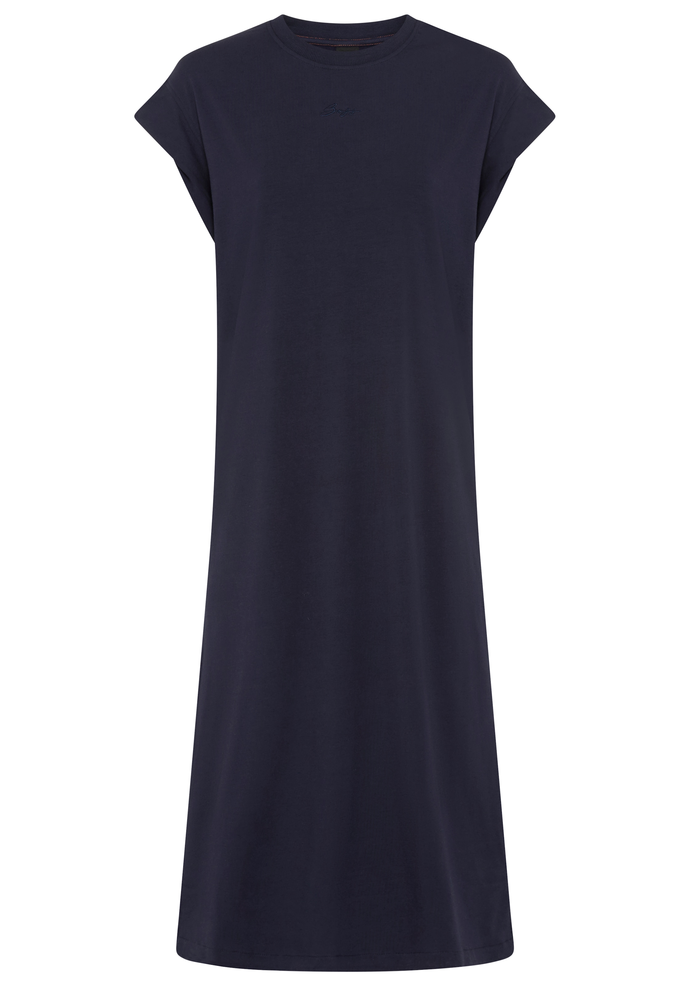 BOSS ORANGE Jerseykleid "Edress Premium Damenmode" mit Schlitzen, Logoschri günstig online kaufen