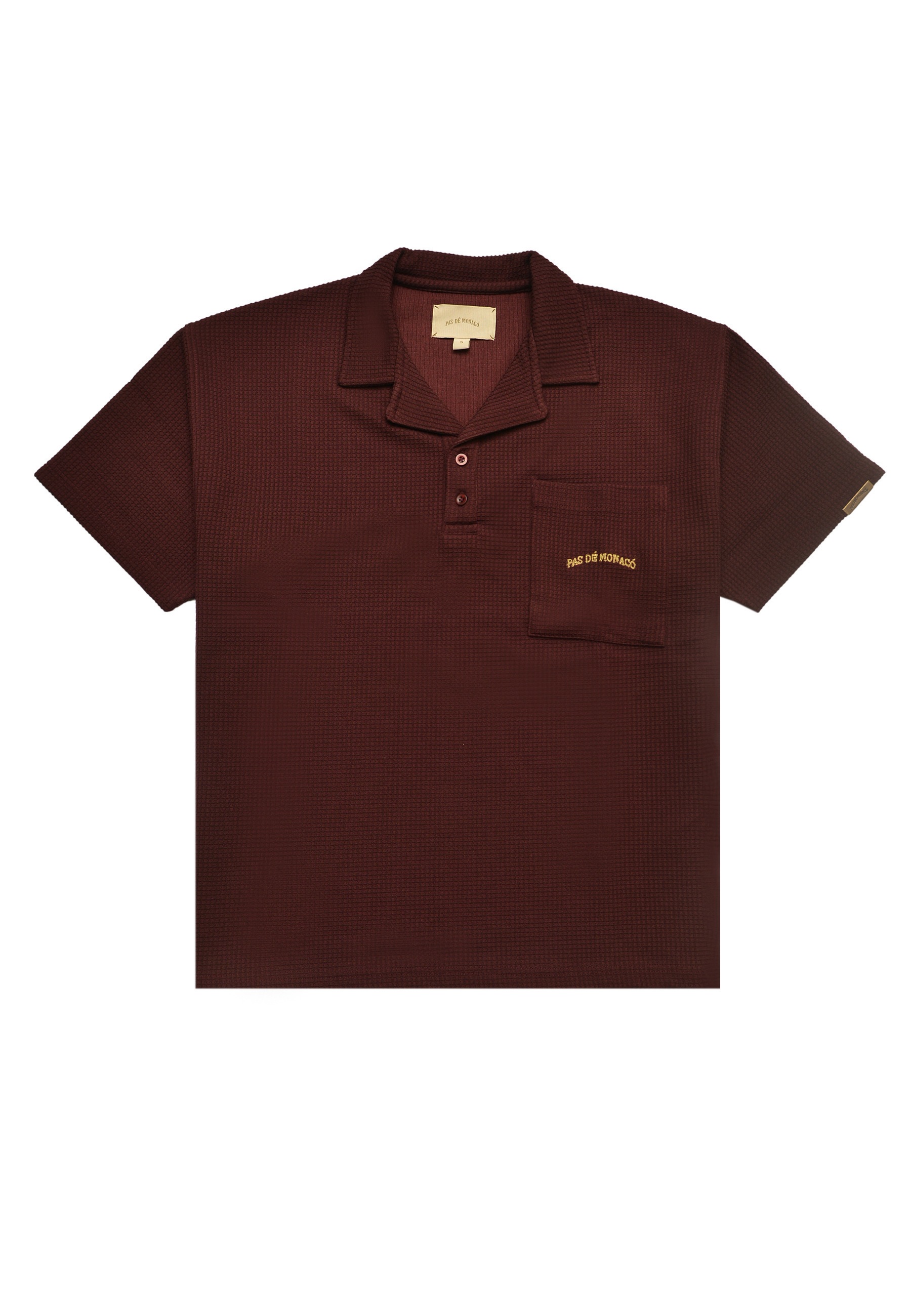 Pas De Monaco Poloshirt "Pas De Monaco WAFFLE POLO" 1