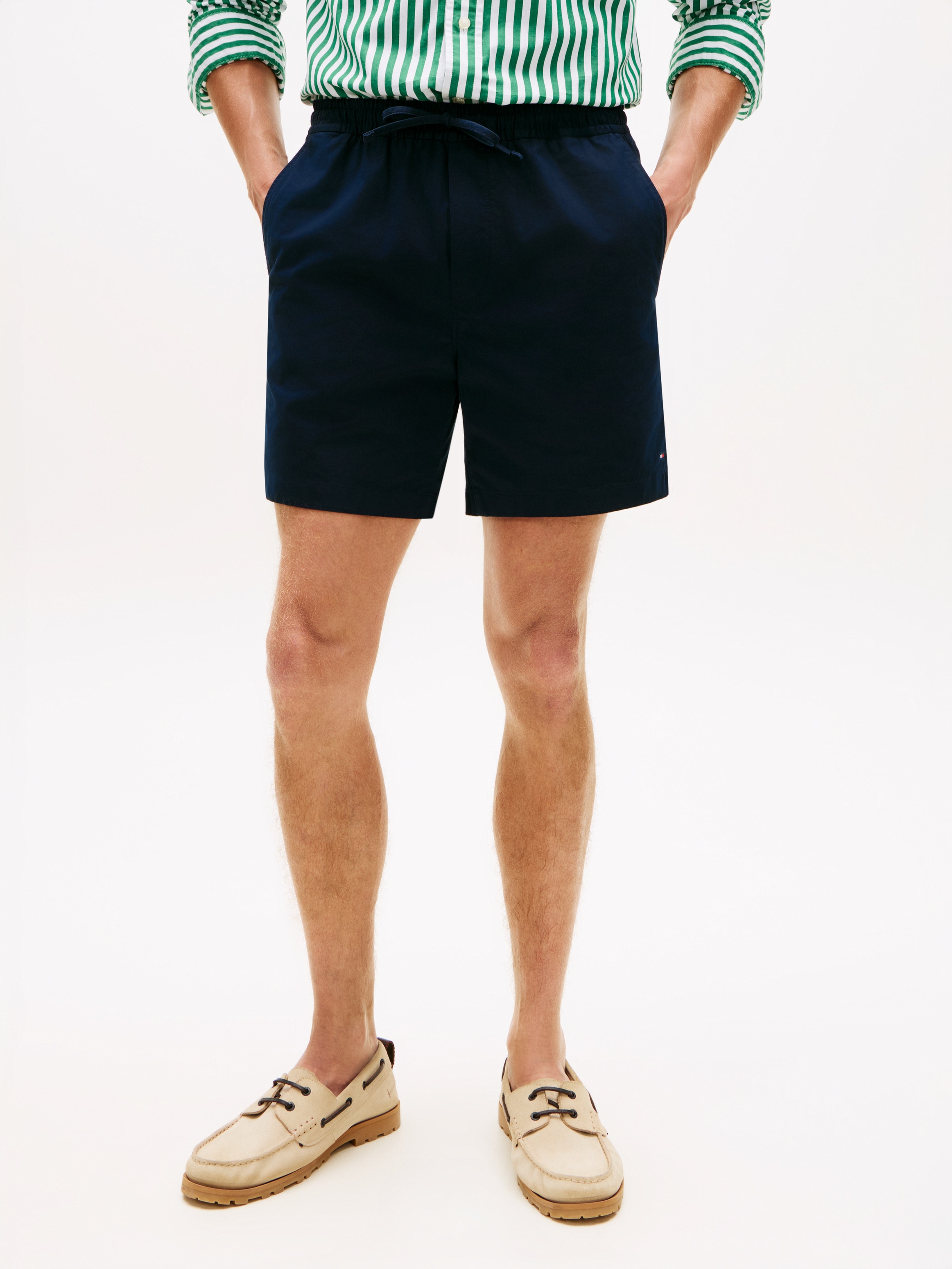 Tommy Hilfiger Shorts "DOVER POPLIN" aus Paper-Touch-Baumwolle, elastischer günstig online kaufen