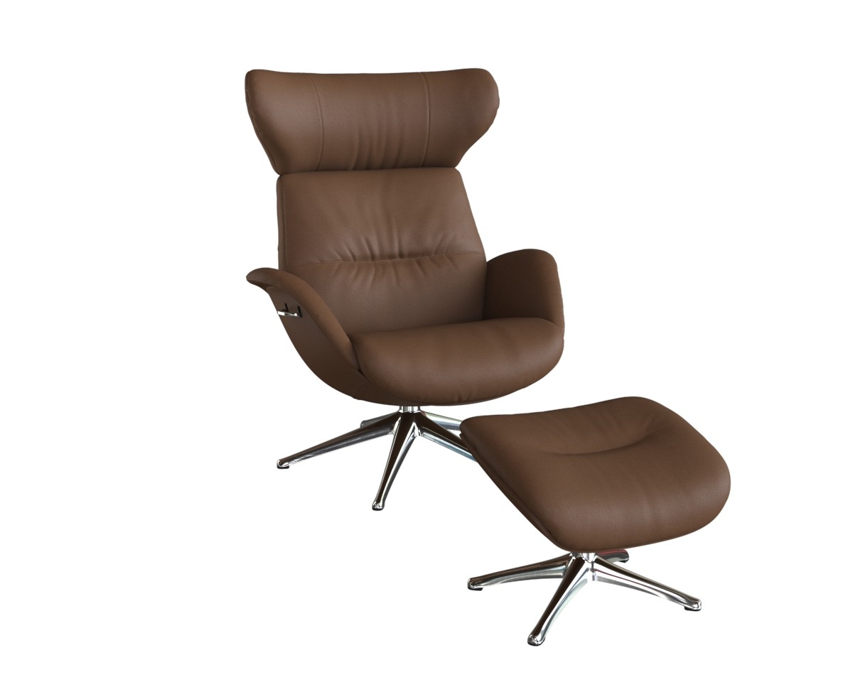 FLEXLUX Relaxsessel "Fernsehsessel More, ergonomisch, drehbar, robuster Fuß günstig online kaufen