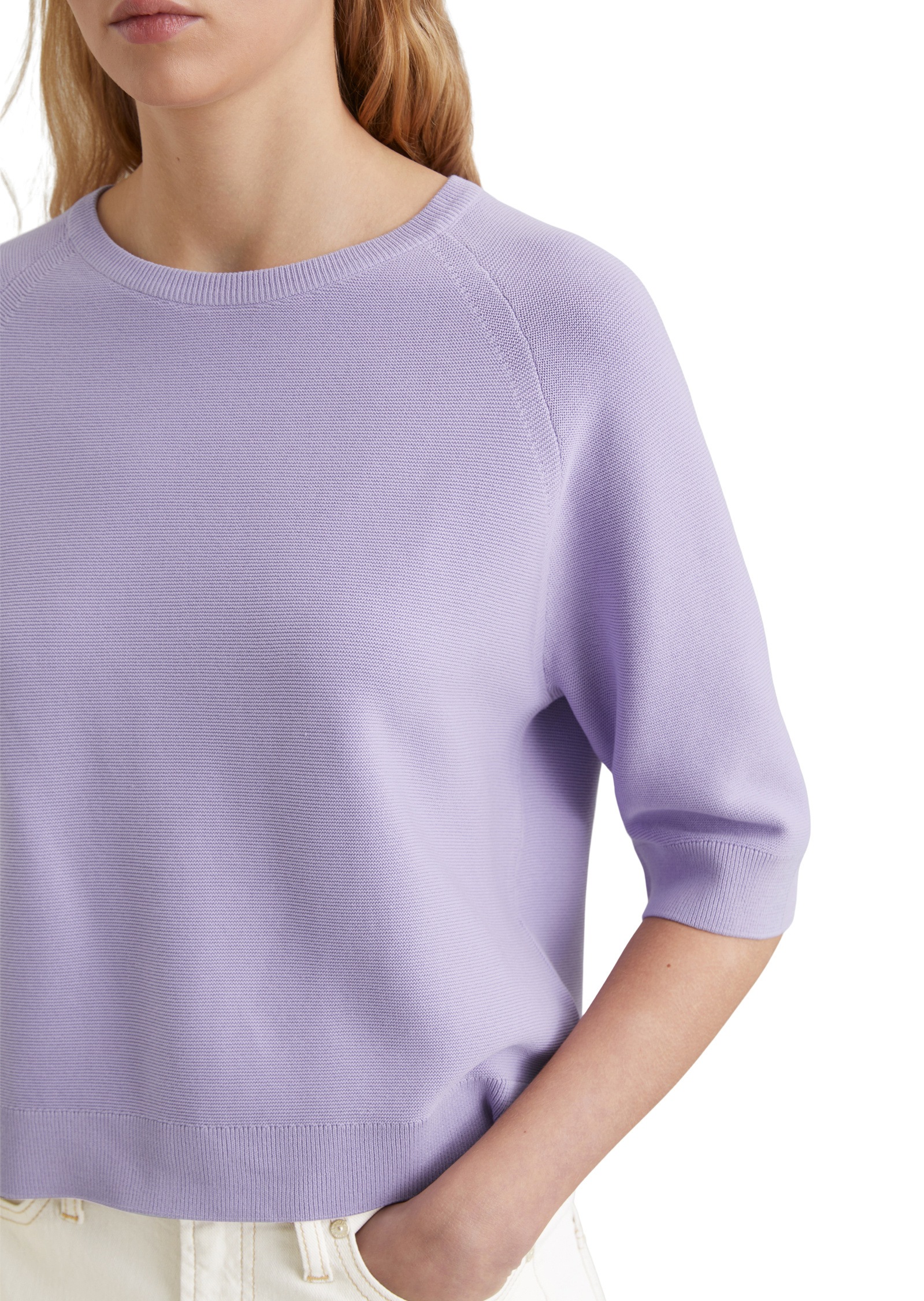 Marc O'Polo DENIM Rundhalspullover »aus Organic Cotton«