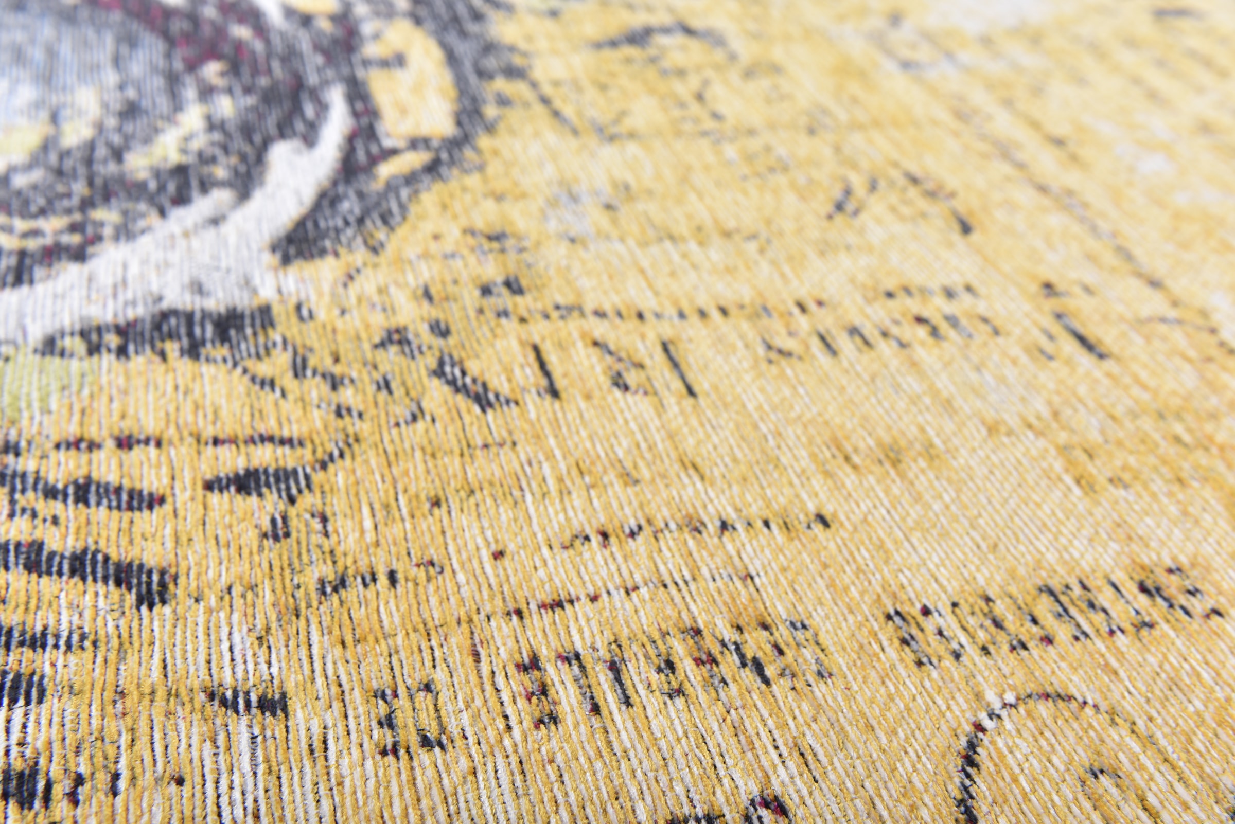 Gino Falcone Teppich »Cosima-107«, rund, 3 mm Höhe, flachgeweber Jaquard-Teppich, mit Chenillegarn, modernes Design