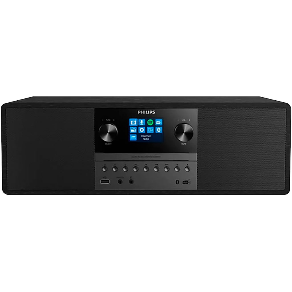 Philips Stereoanlage »TAM6805«, (Bluetooth-A2DP Bluetooth-AVRCP Bluetooth-WLAN Digitalradio (DAB+)-Internetradio 50 W)