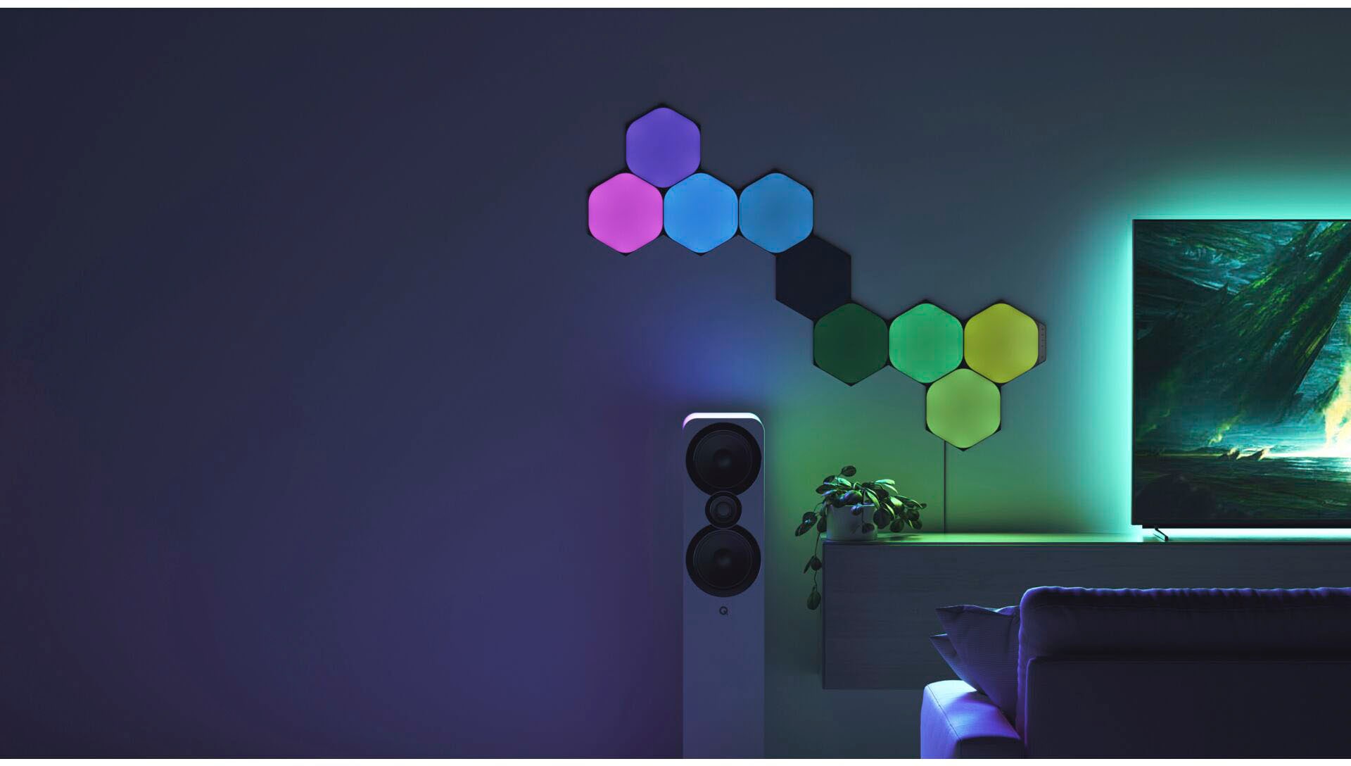 nanoleaf LED Dekolicht »Nanoleaf Shapes Ultra Black Hexagons Expansion Pack - 3PK«