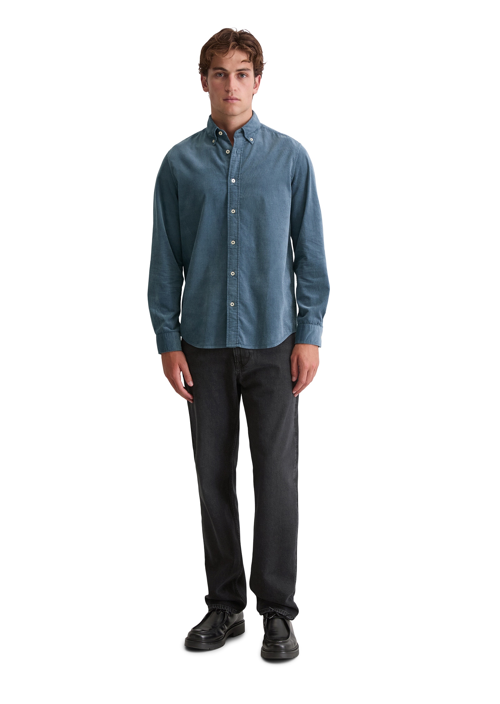 Marc O'Polo Langarmhemd »mit Button-Down-Kragen«