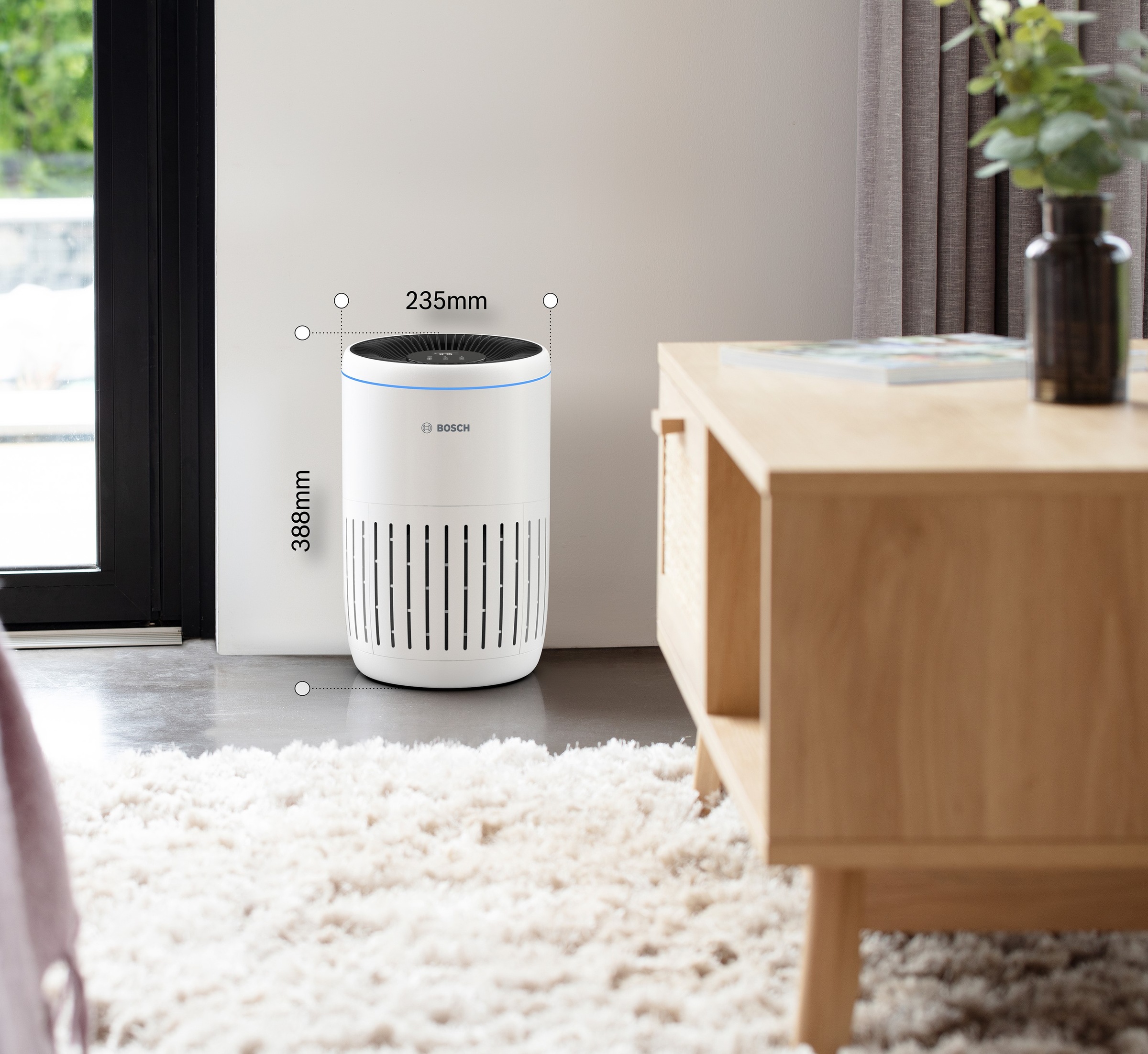 BOSCH Luftreiniger "Air 2000, filtert über 99% der Schadstoffe" für 37 qm R günstig online kaufen
