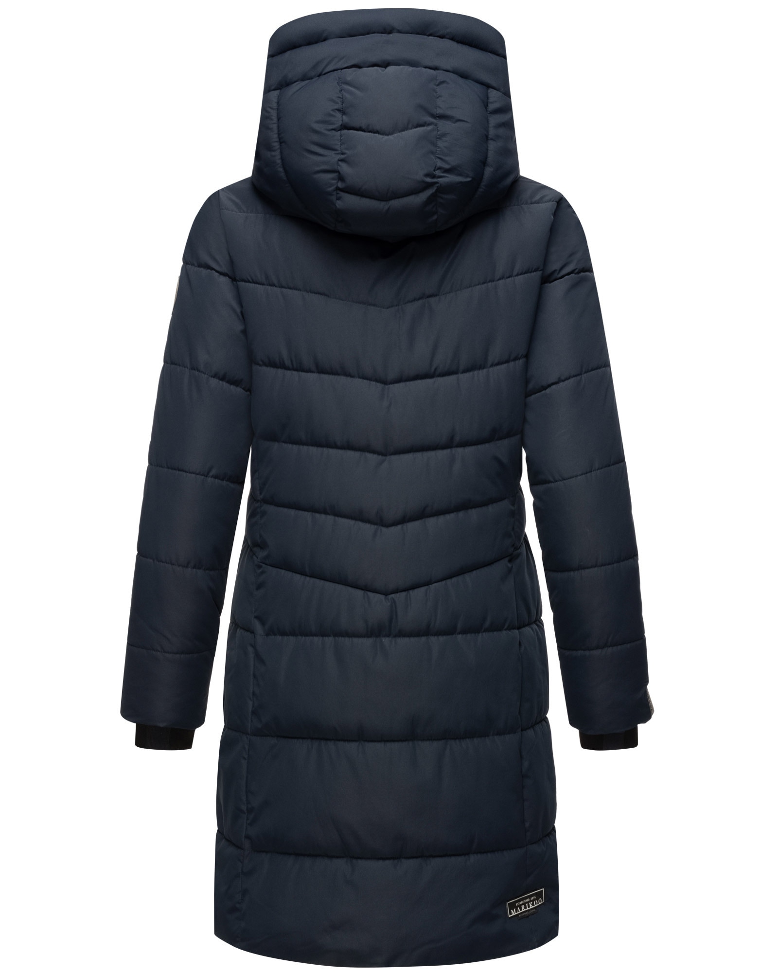 Marikoo Winterjacke »Natsukoo XVI«, Stepp Mantel mit großer Kapuze