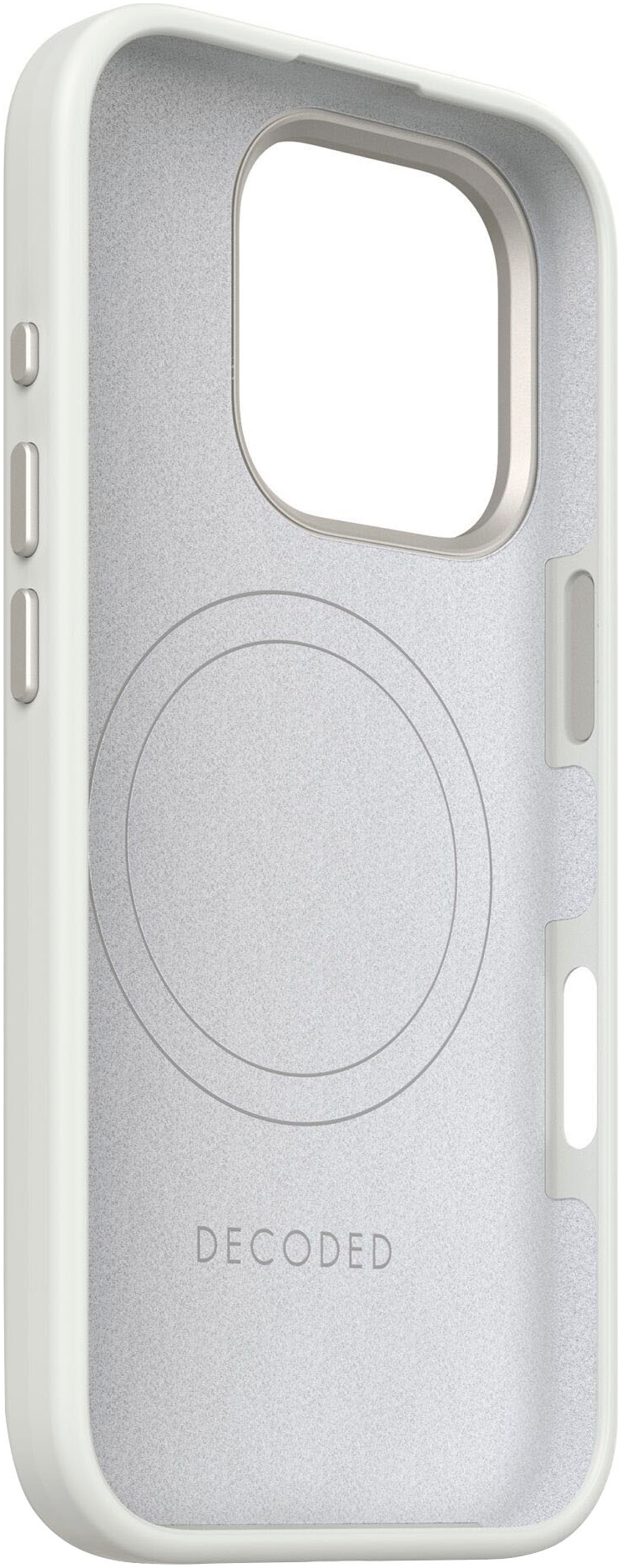 DECODED Smartphone-Hülle »AntiMicrobial Silicone Backc. iPhone 16 Pro«, Smartphones