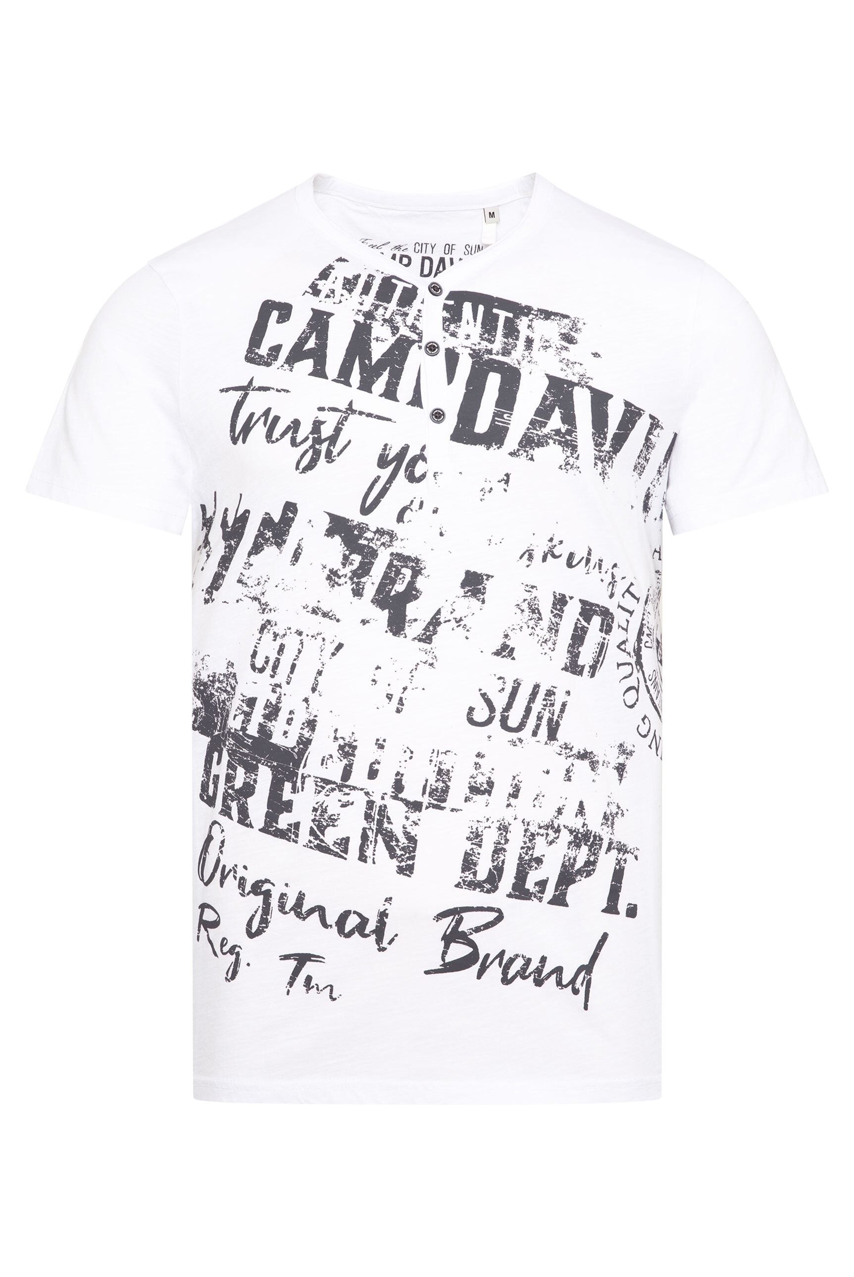 CAMP DAVID V-Shirt, aus Baumwolle