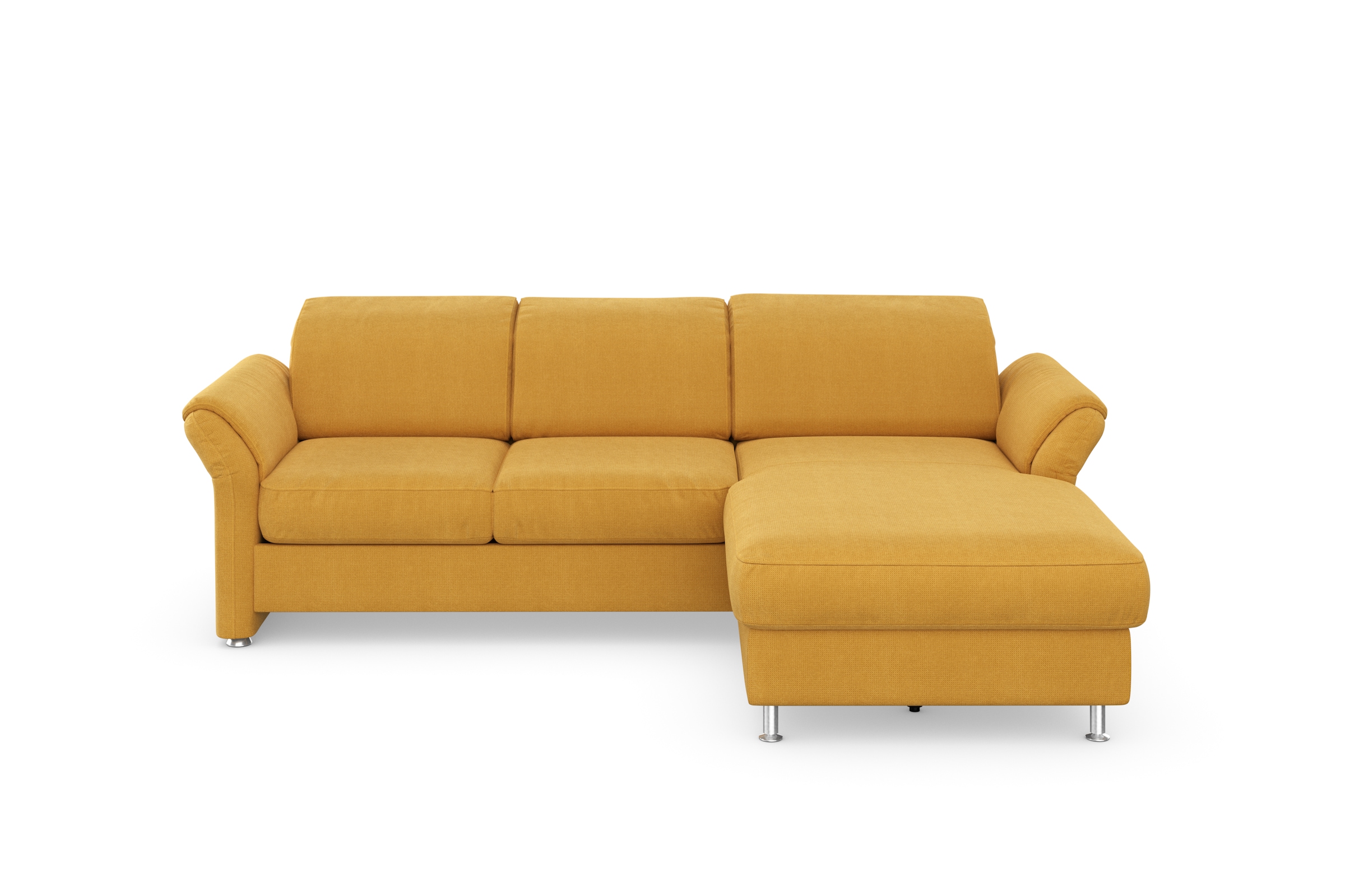sit&more Ecksofa »Apulia L-Form«, wahlweise Bettfunktion, Bettkasten und Kopf- und Armteilverstellung