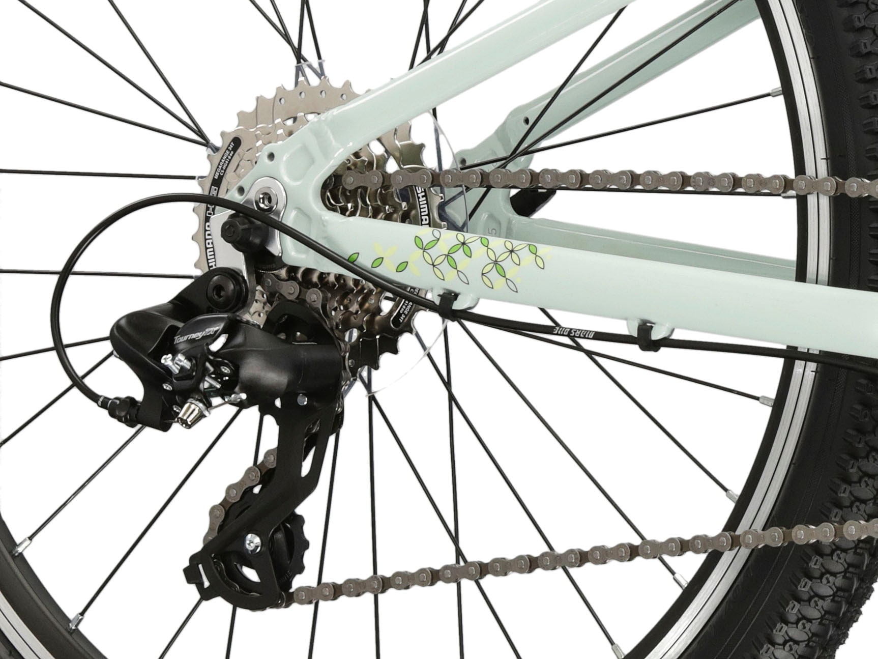 Kross Kinderfahrrad »Kinder-MTB Lea Jr 1.0«, 8 Gang, Shimano, TOURNEY TX800 Schaltwerk, Kettenschaltung