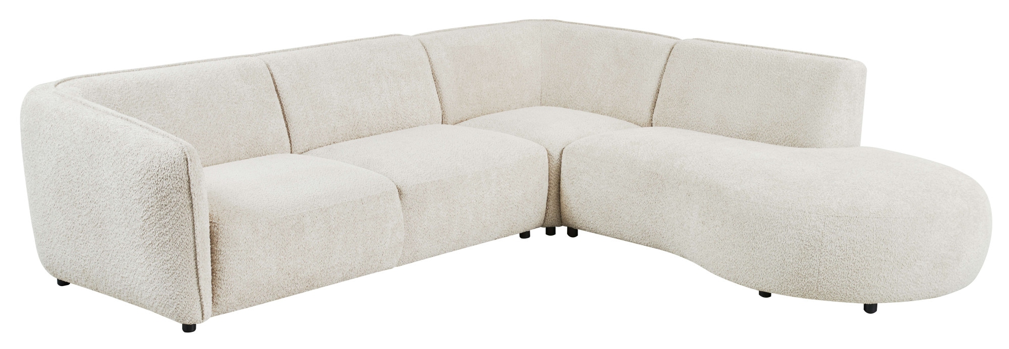 andas Ecksofa »Ostrup«, schlichtes modernes Design, in verschiedenen Farben