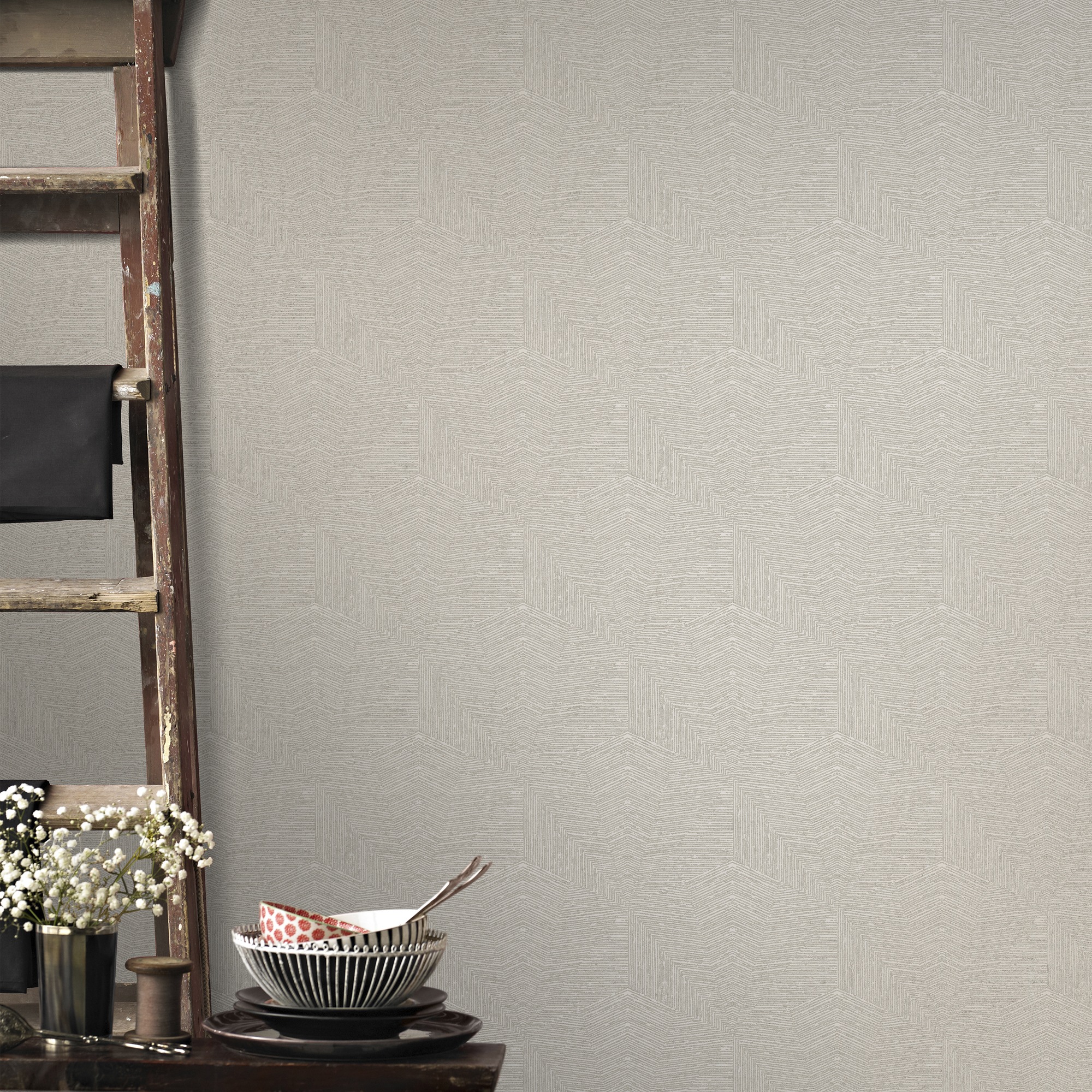 Superfresco Easy Vliestapete »Gillian« 3D-Optik geprägt 10mx52cm (ca. 5m2)