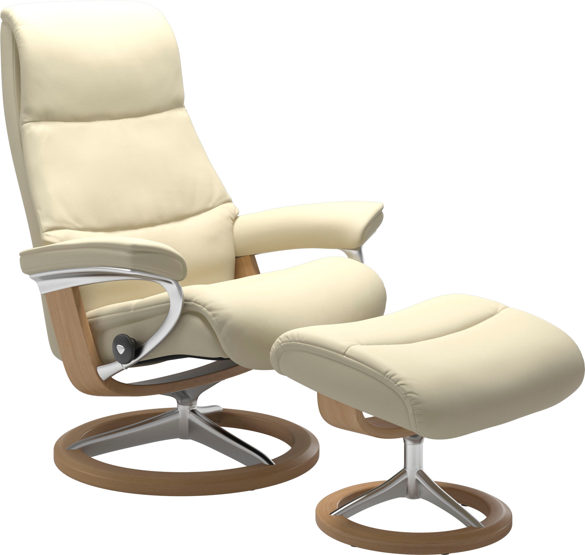Stressless Relaxsessel "View" mit Signature Base, Größe M,Gestell Eiche