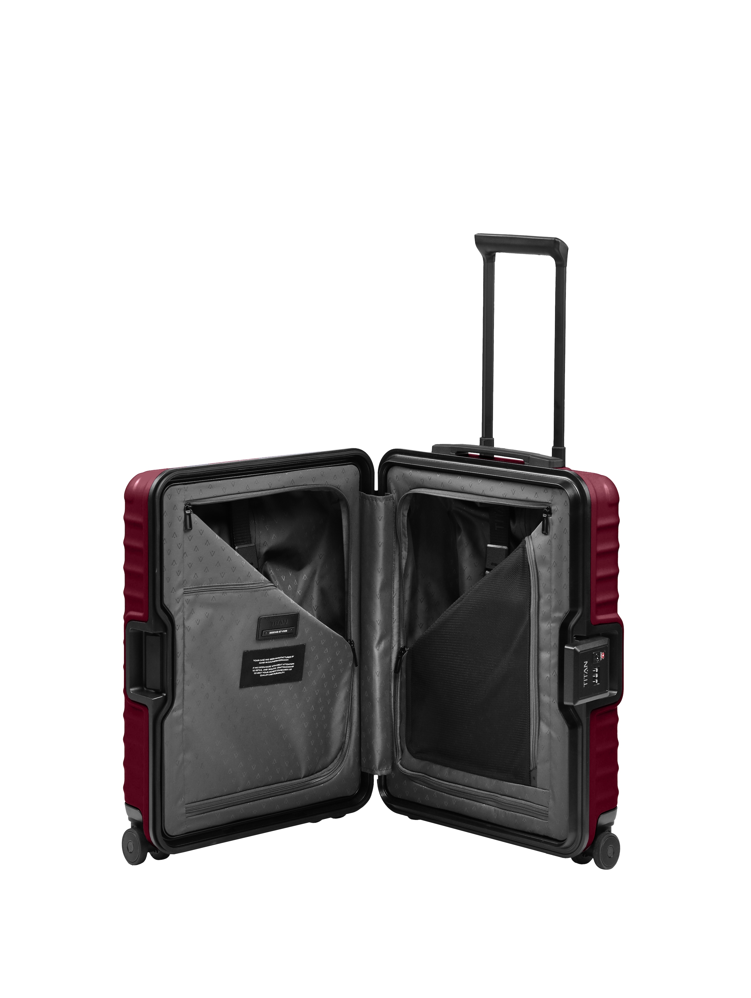 TITAN - Made in Germany Trolley »OVERSEAS Koffer Hartschale« 38 l 4 Rollen mit TSA-Rahmenschloss in verschiedenen Größen