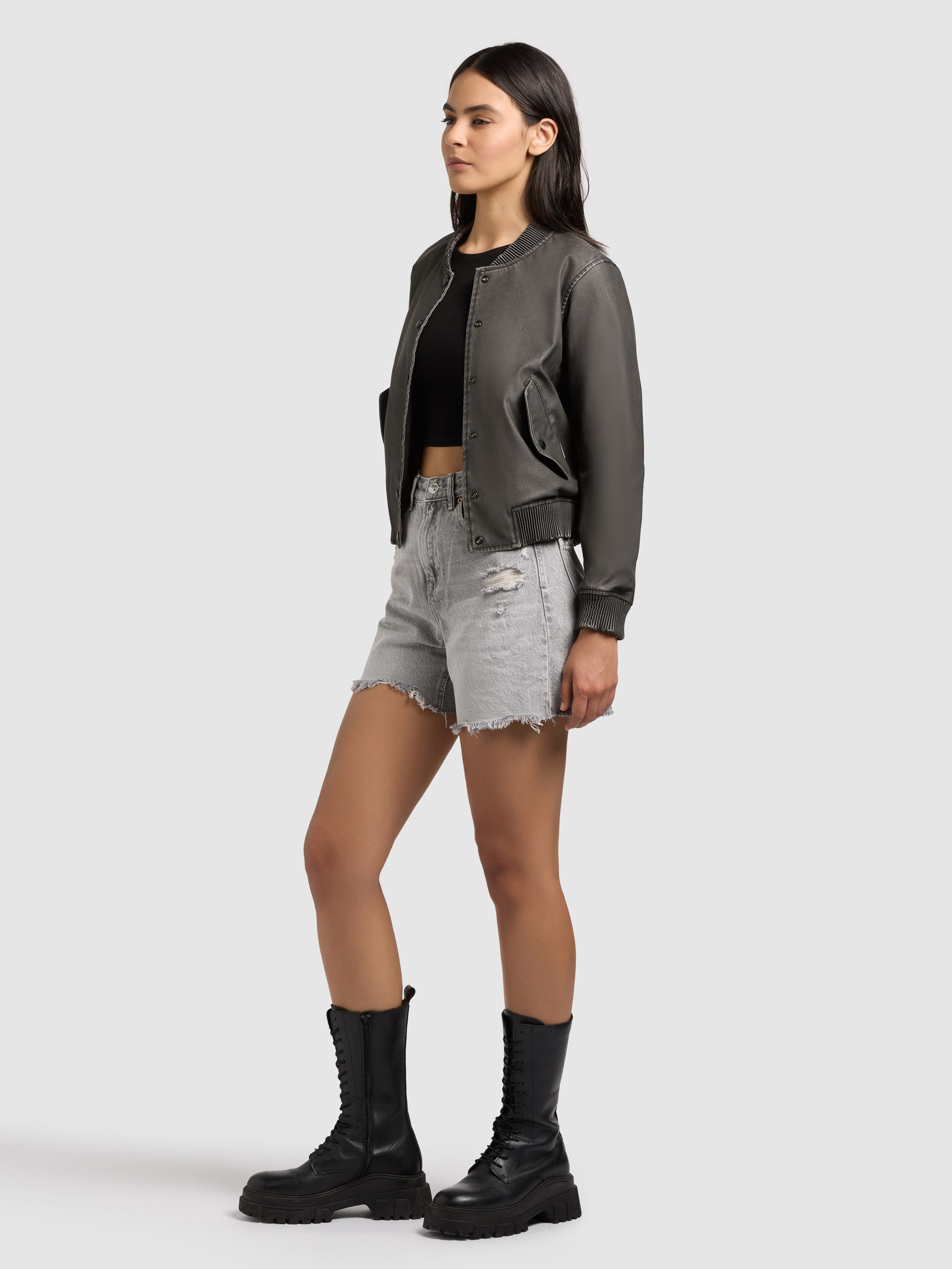 khujo Blouson »ZEYA« ohne Kapuze