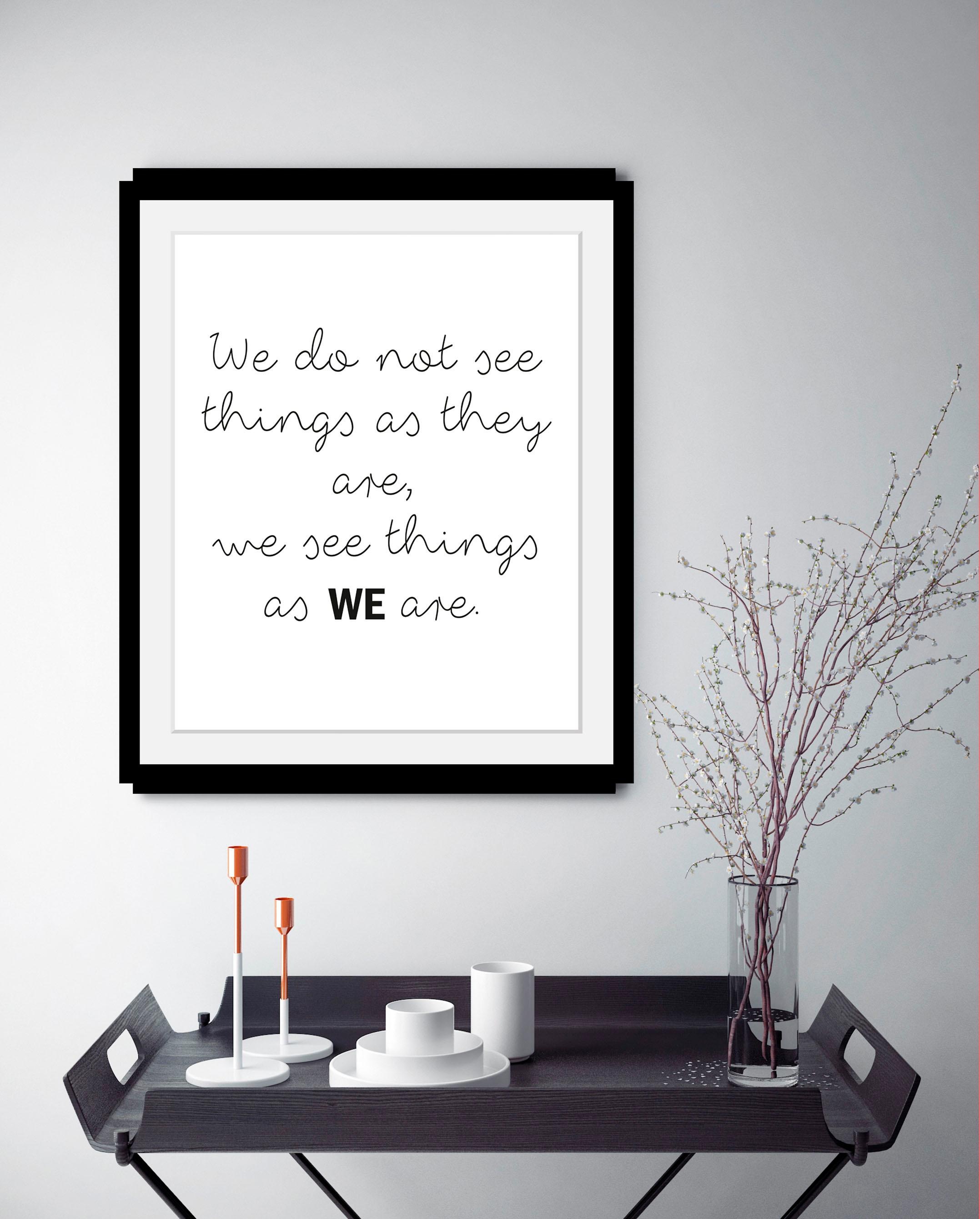 queence Bild "Weisheiten", Schwarz-Weiß-Schriftzug-Motivationsbilder, HD Pr günstig online kaufen