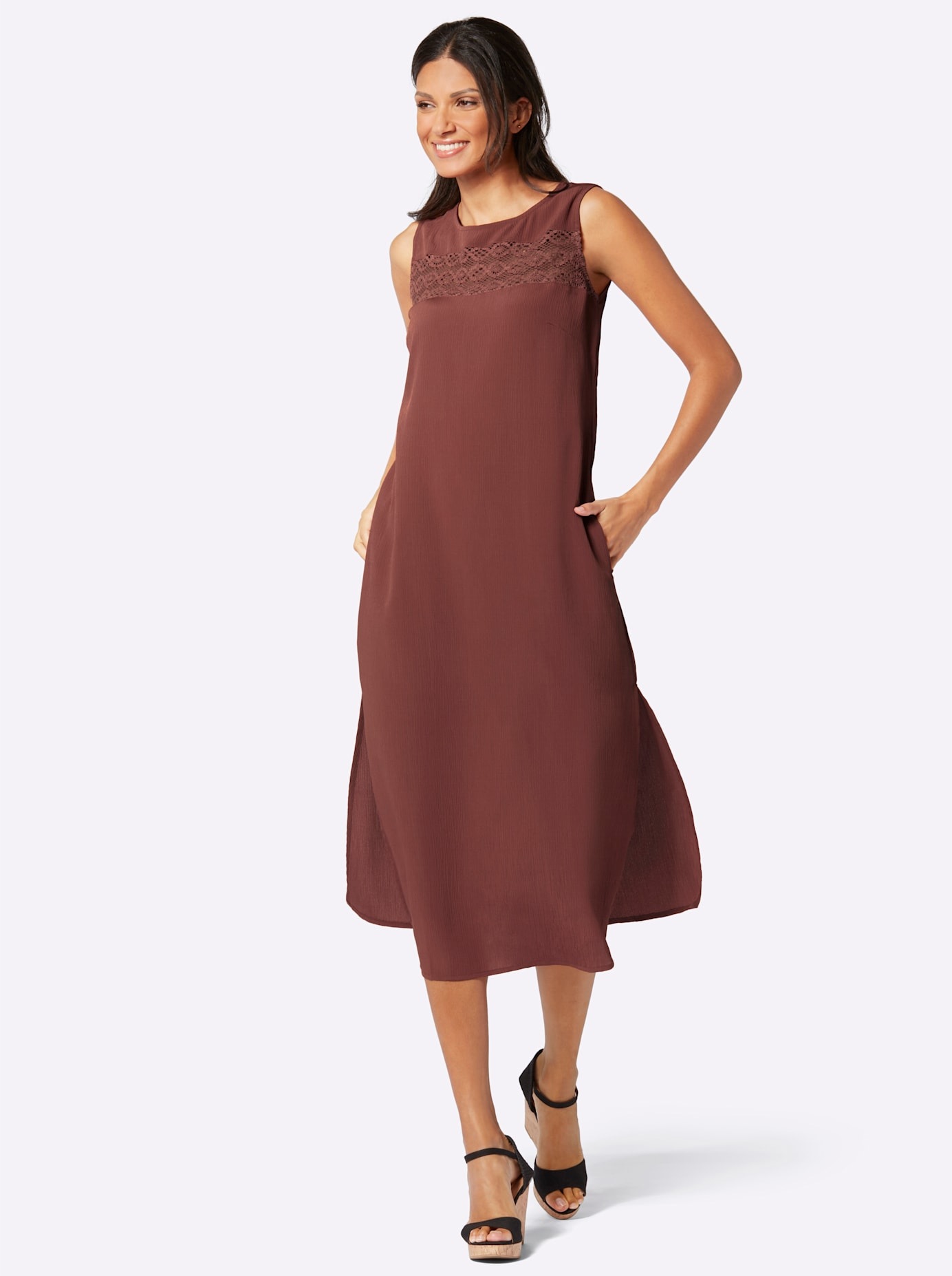 Classic Basics Trägerkleid "Trägerkleid" Nahttasche günstig online kaufen
