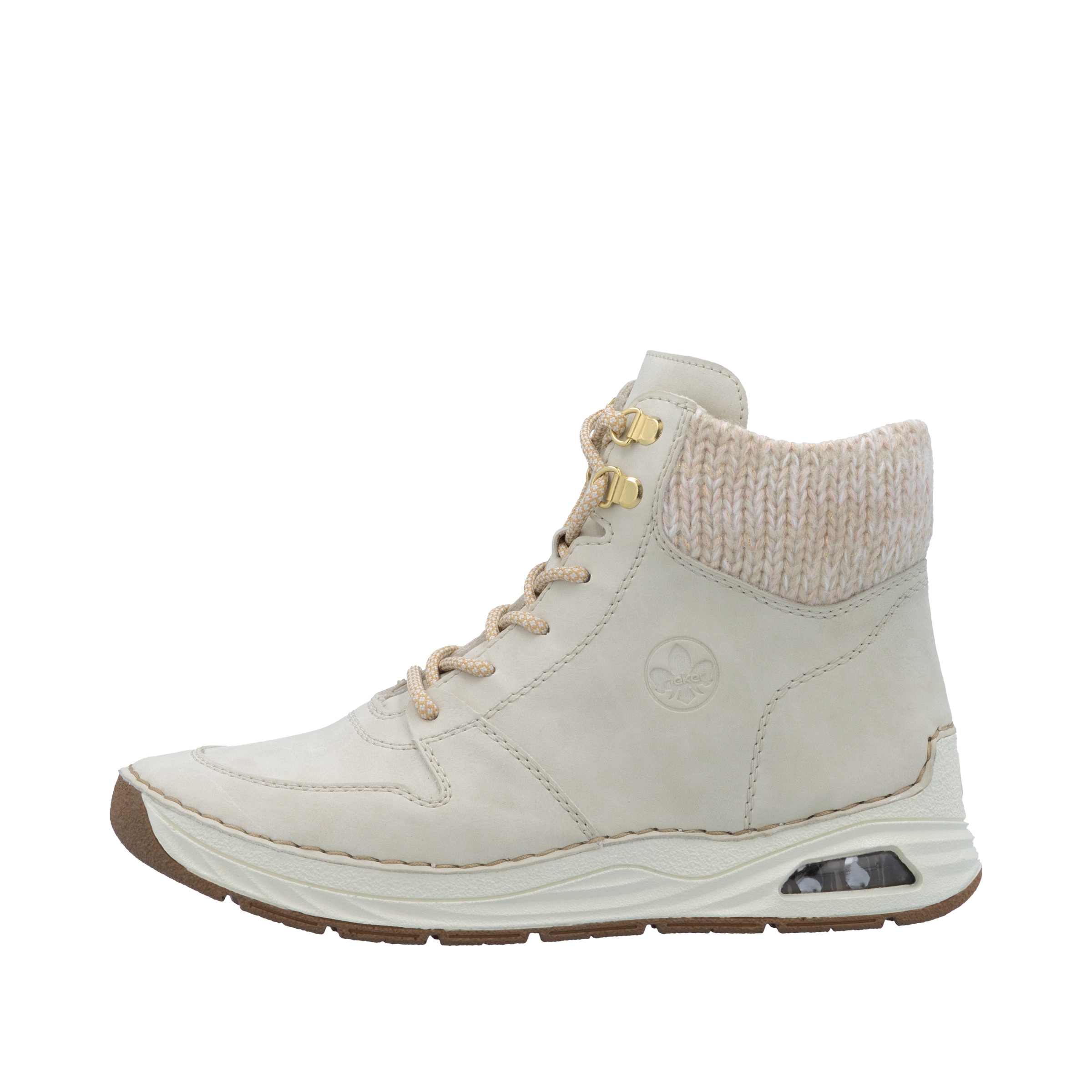 Rieker Schnürboots  High Top-Sneaker, Herbstschuh mit seitlicher Logoprägung