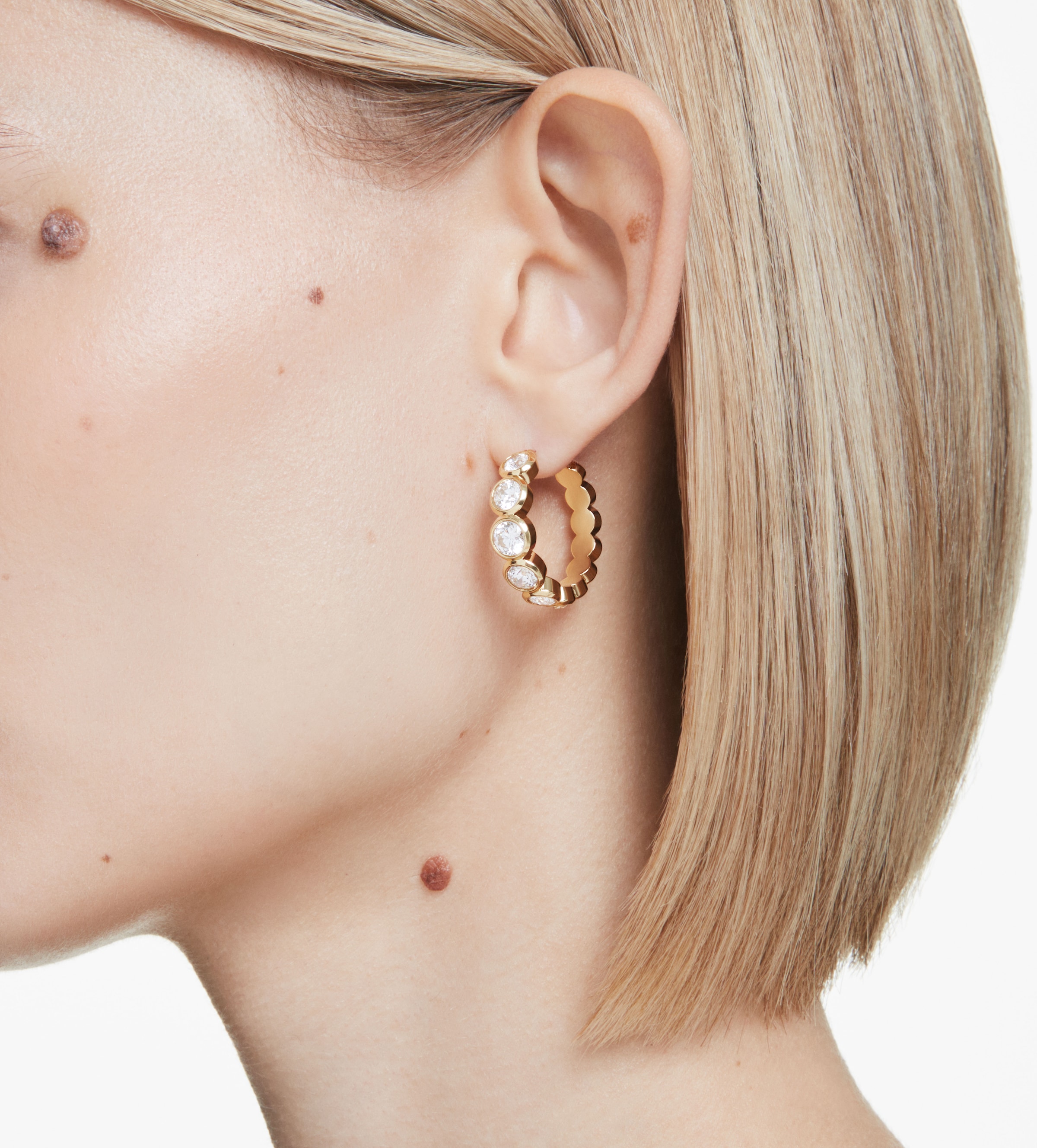 Swarovski Paar Creolen »Schmuck Geschenk Imber Kreolen, 5711483«, mit Swarovski® Zirkonia (synth.)