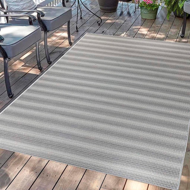 Carpet City Läufer »Palm, In-und Outdoor«, rechteckig, Wetterfest &  UV-beständig, für Balkon, Terrasse, Küche, flach gewebt | BAUR